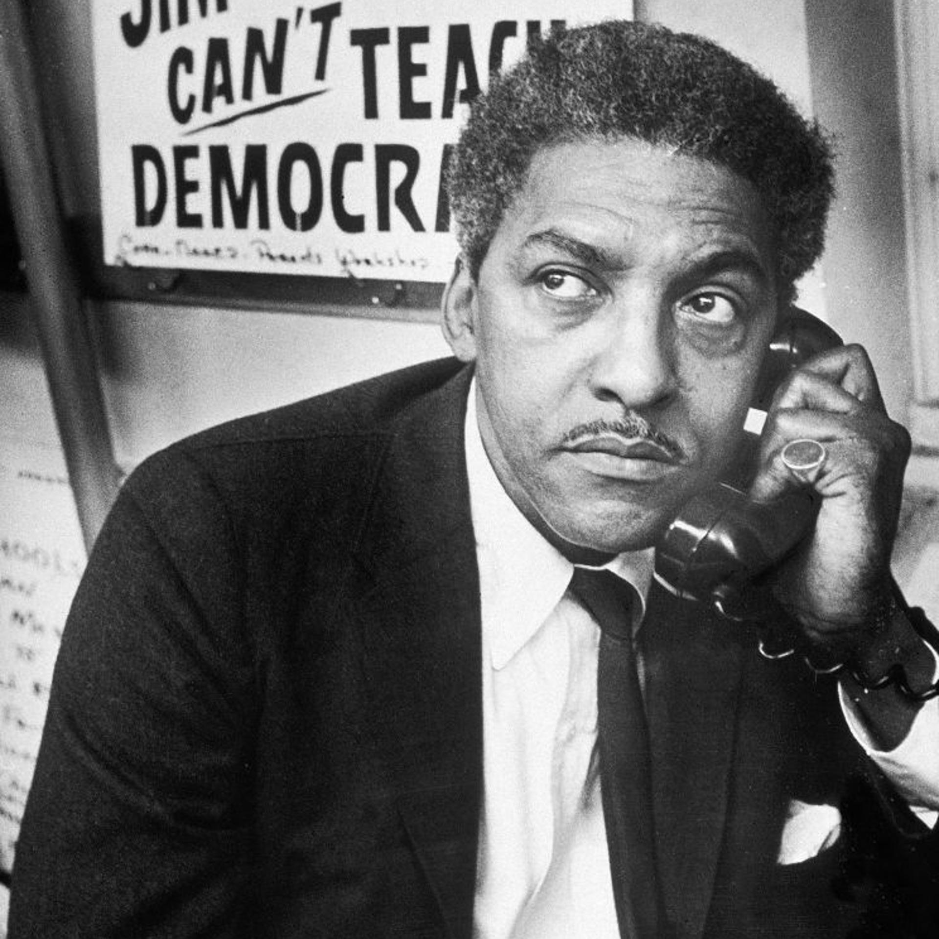 Bayard Rustin At Work
