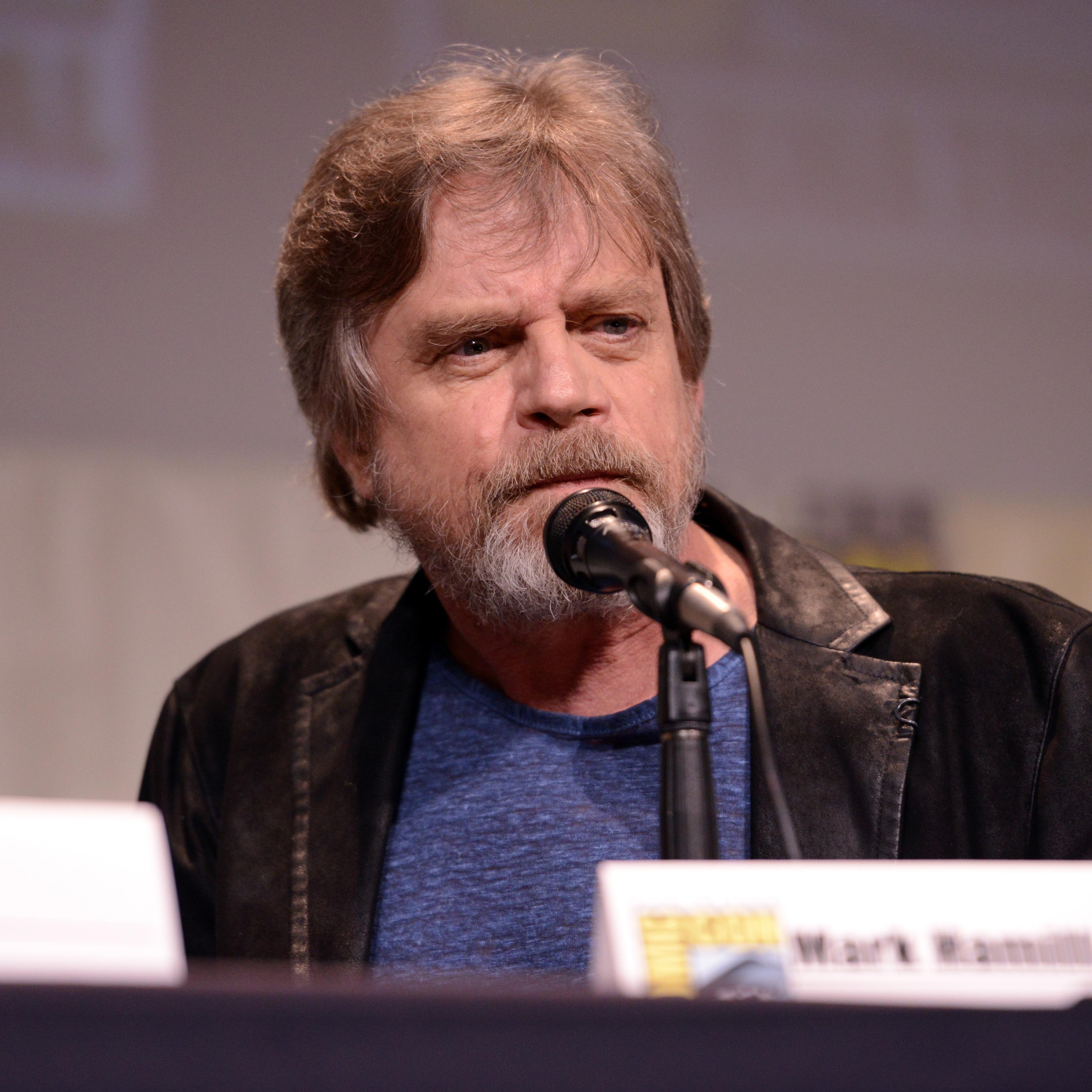 speaks onstage at the Lucasfilm panel during Comic-Con International 2015 at the San Diego Convention Center on July 10, 2015 in San Diego, California.