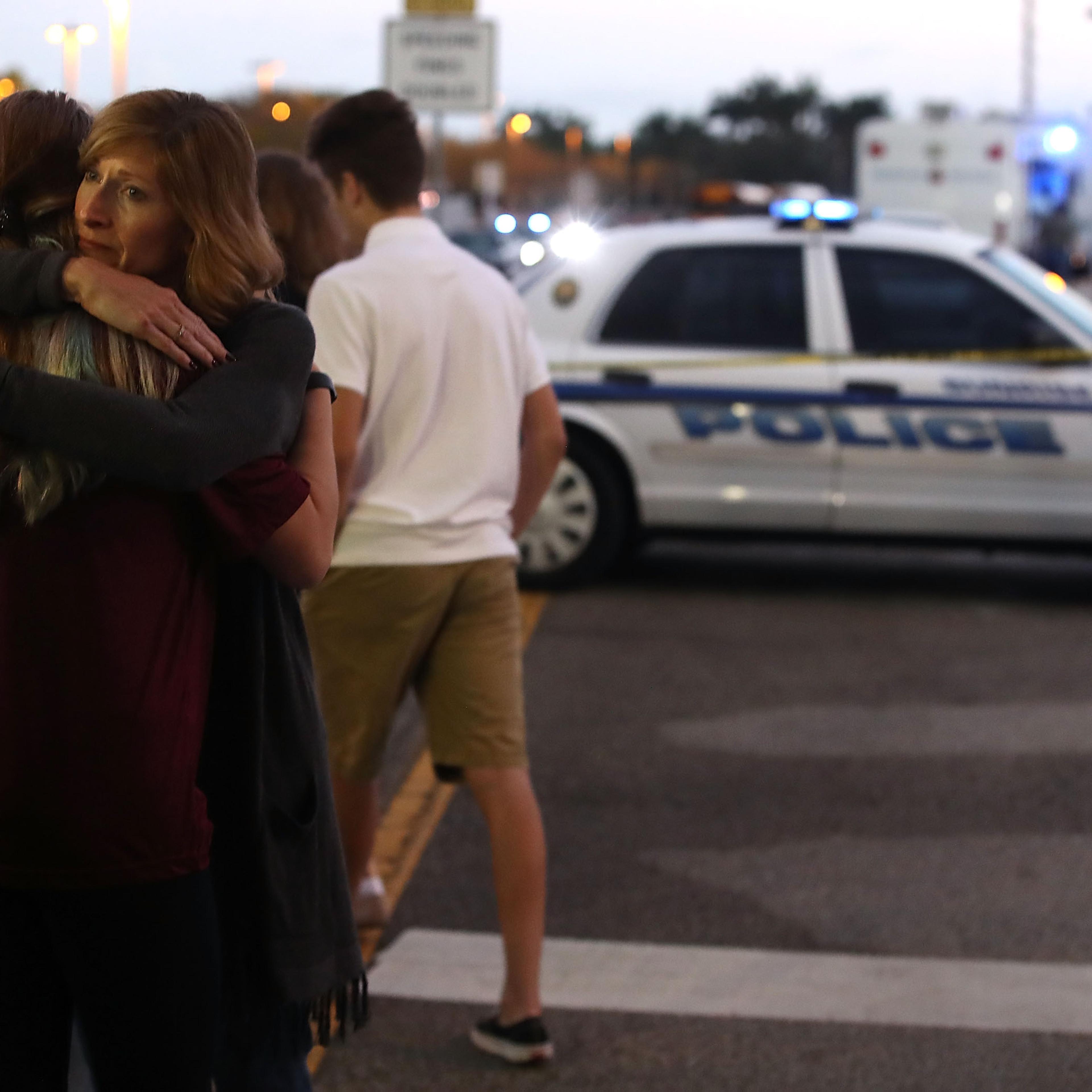 Florida Town Of Parkland In Mourning, After Shooting At Marjory Stoneman Douglas High School Kills 17