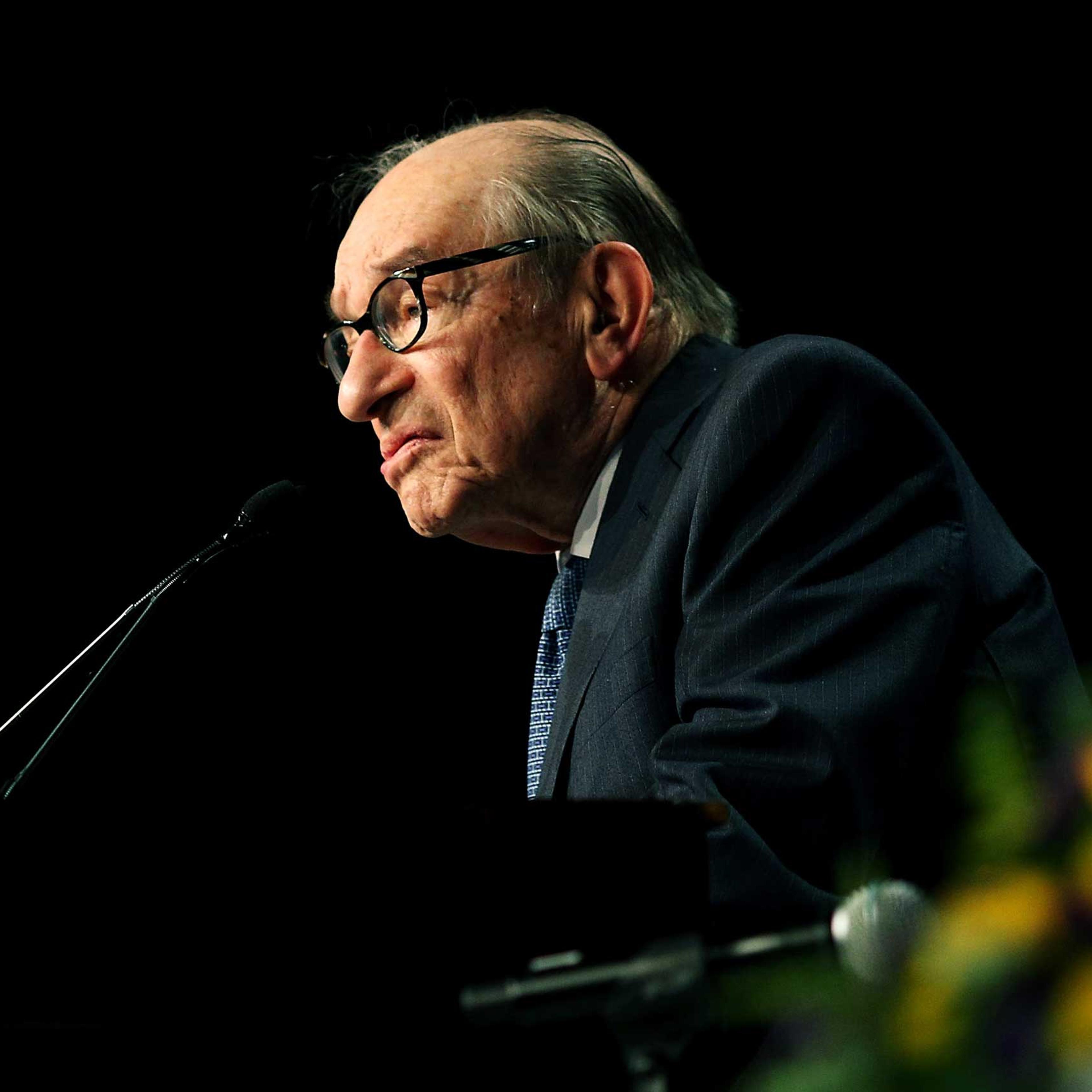 Alan Greenspan Addresses Economic Club Of New York