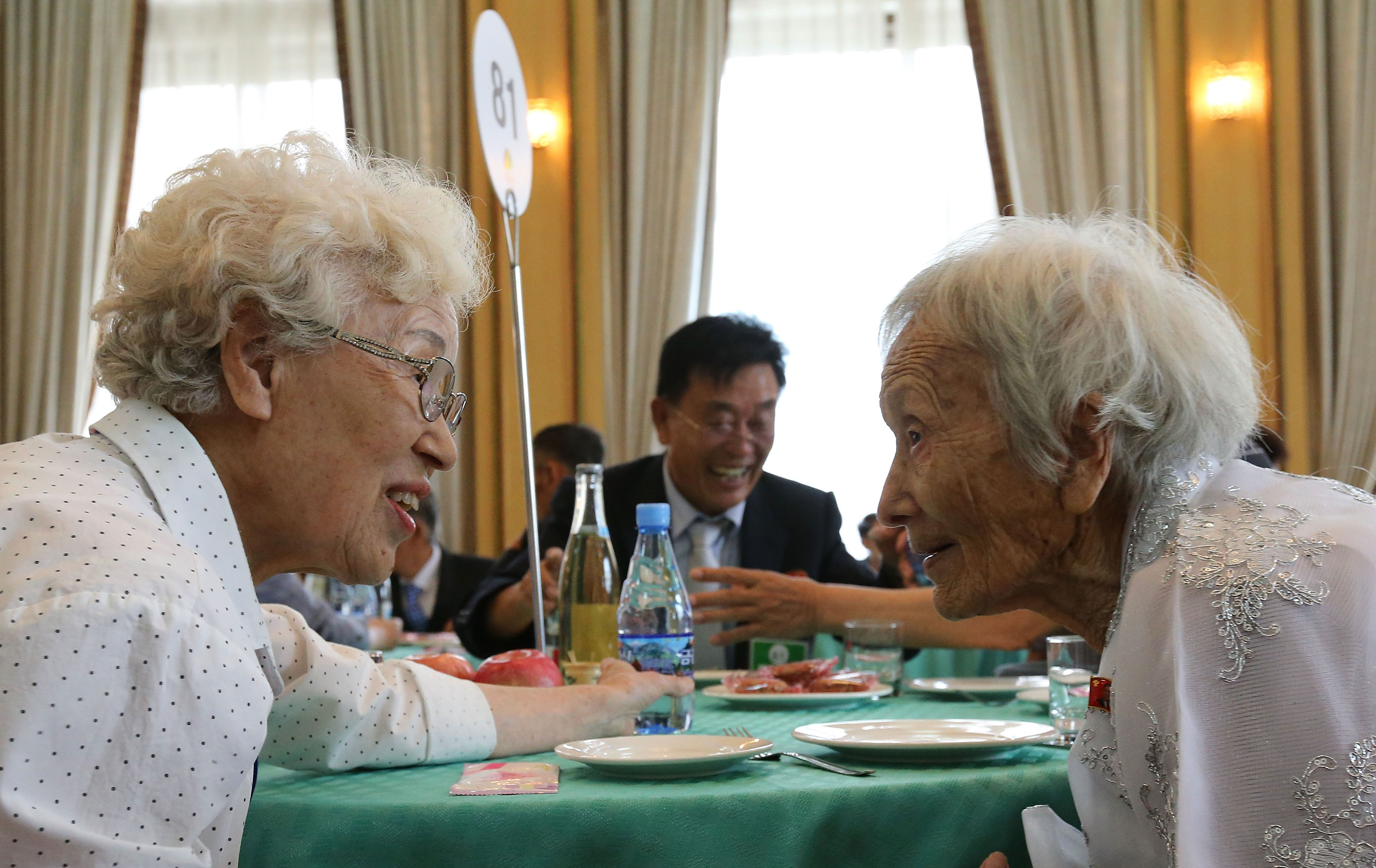 South and North Koreans Hold Family Reunion Decades Since The War