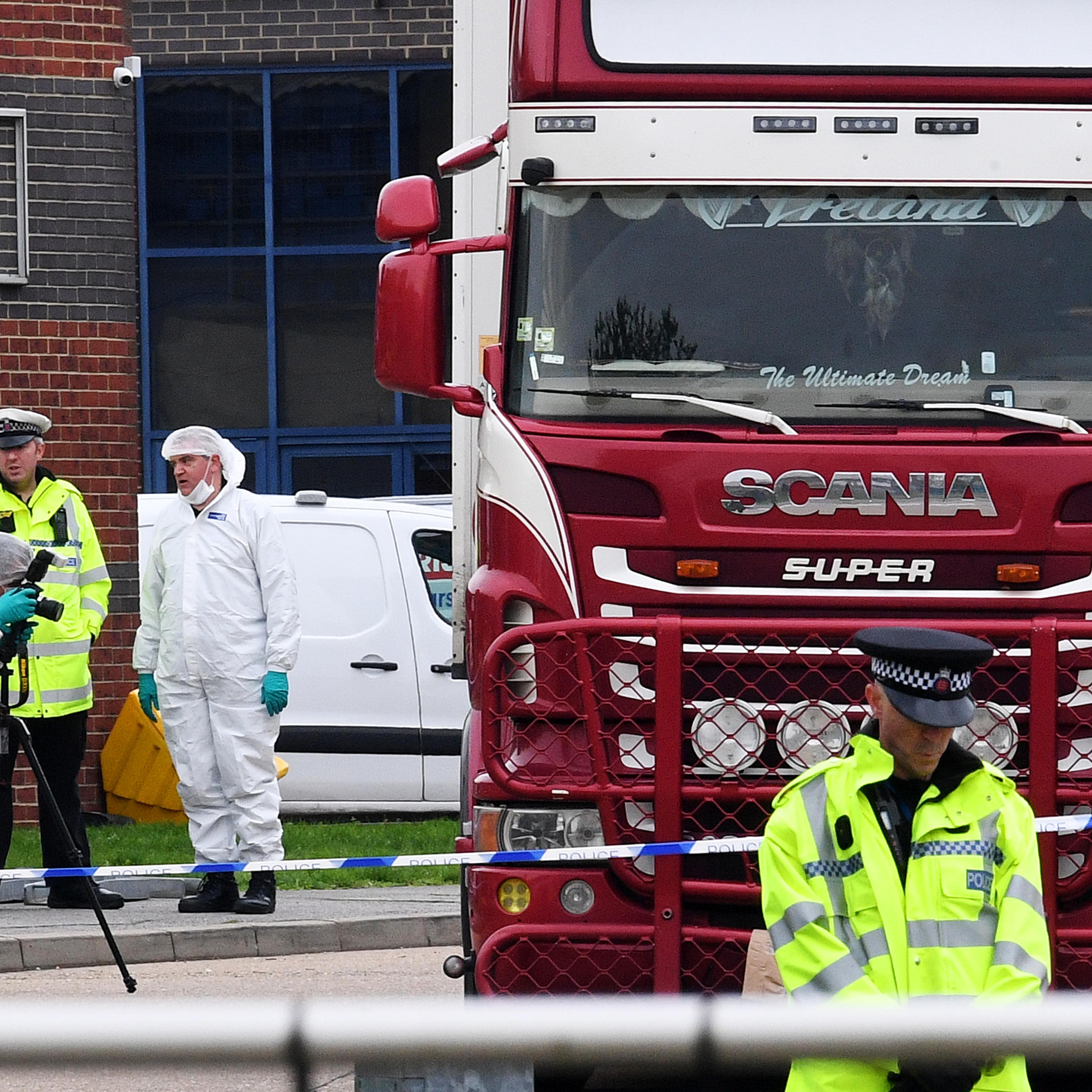 39 Bodies Discovered In Lorry In Thurrock