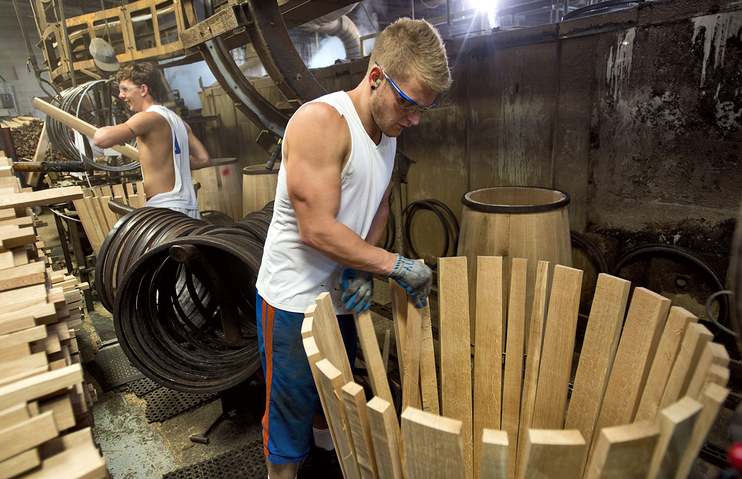 Inside Brown-Forman Cooperage Bourbon Barrel Manufacturers