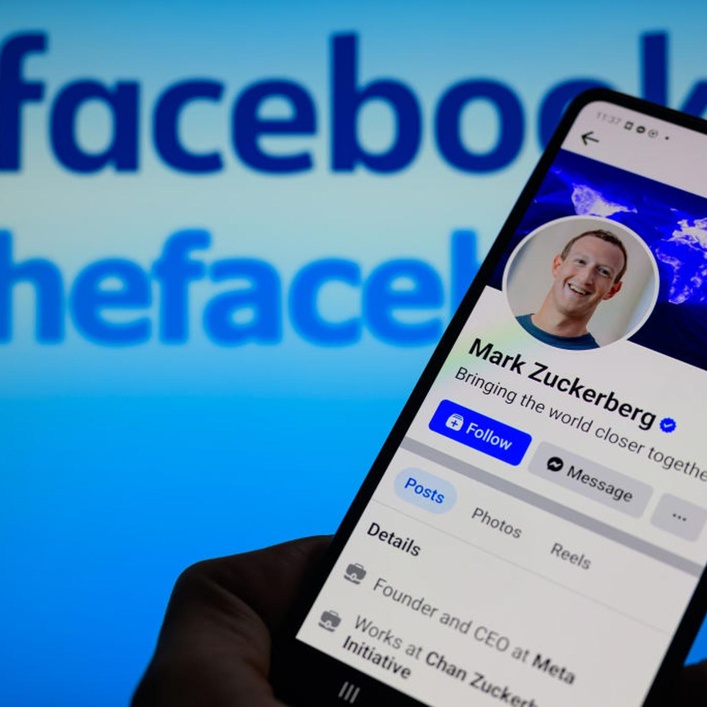 Mark Zuckerberg's Facebook Turns 20 Years Old - Photo Illustration