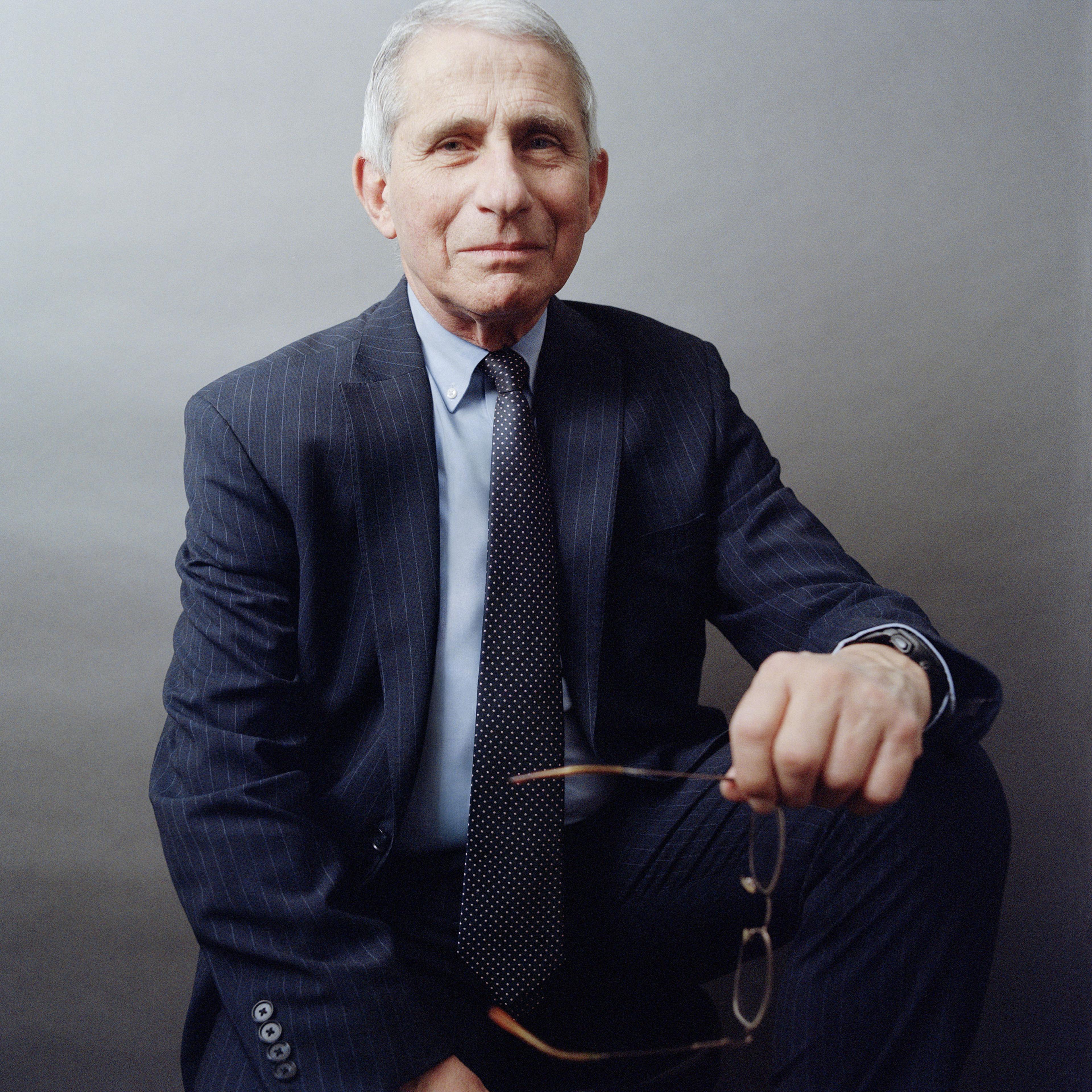 Dr. Anthony Fauci, photographed in Bethesda, Md., on Dec. 4, 2020.