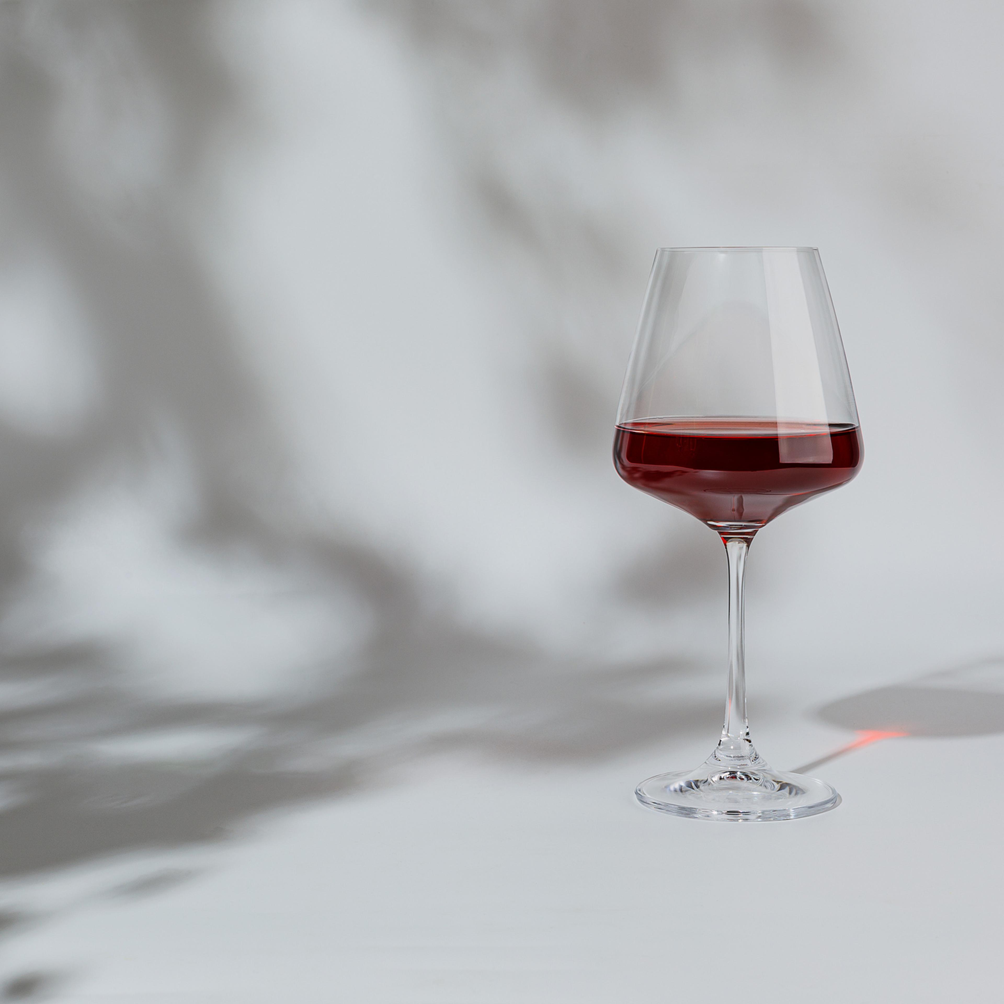 Red wine in a glass