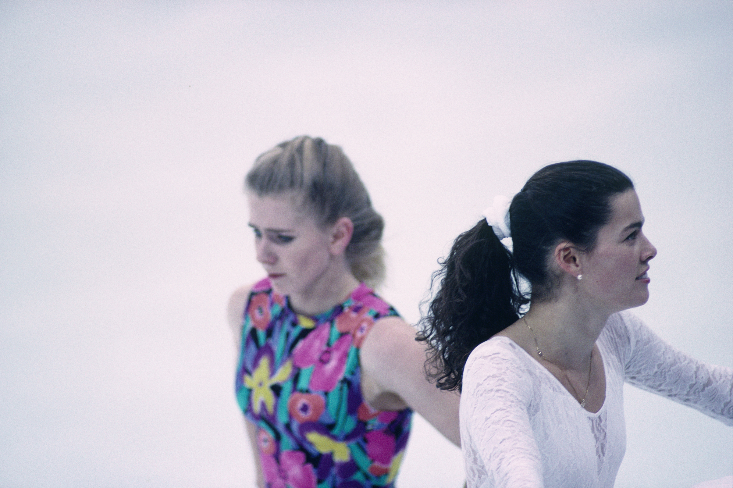 Figure Skaters Tonya Harding and Nancy Kerrigan