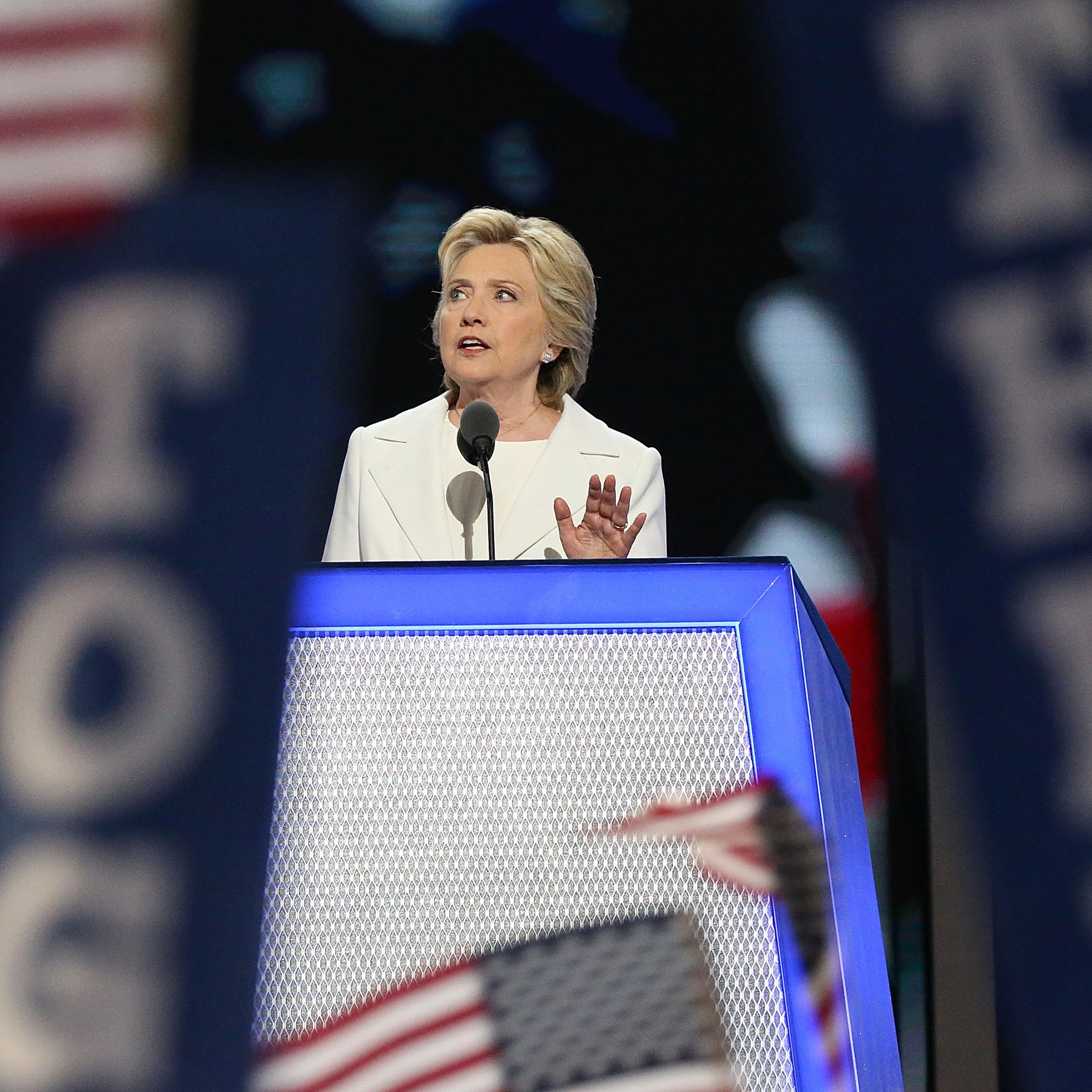 Hillary Clinton speaks at the 2016 Democratic National Convention