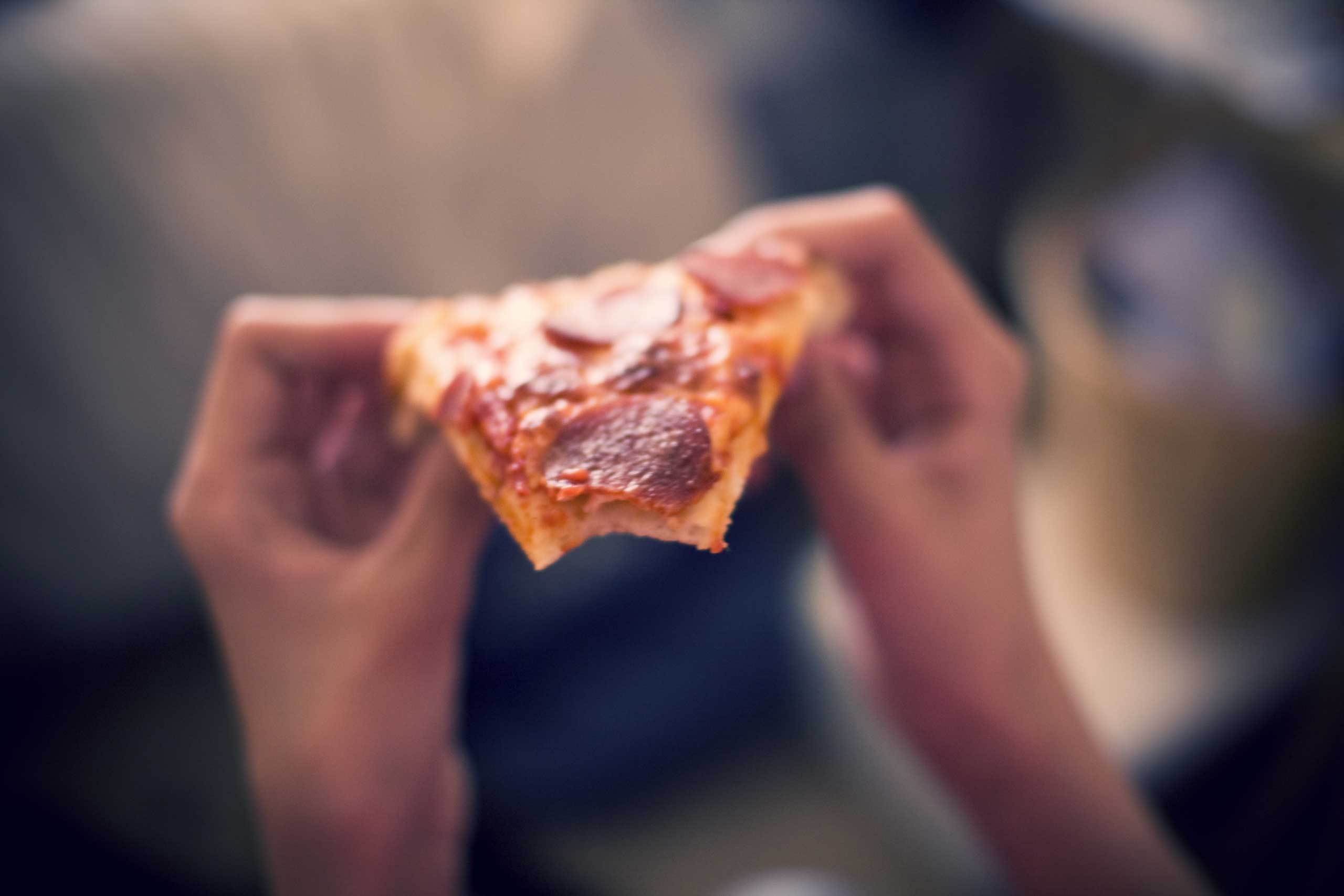 a stock photograph of pizza
