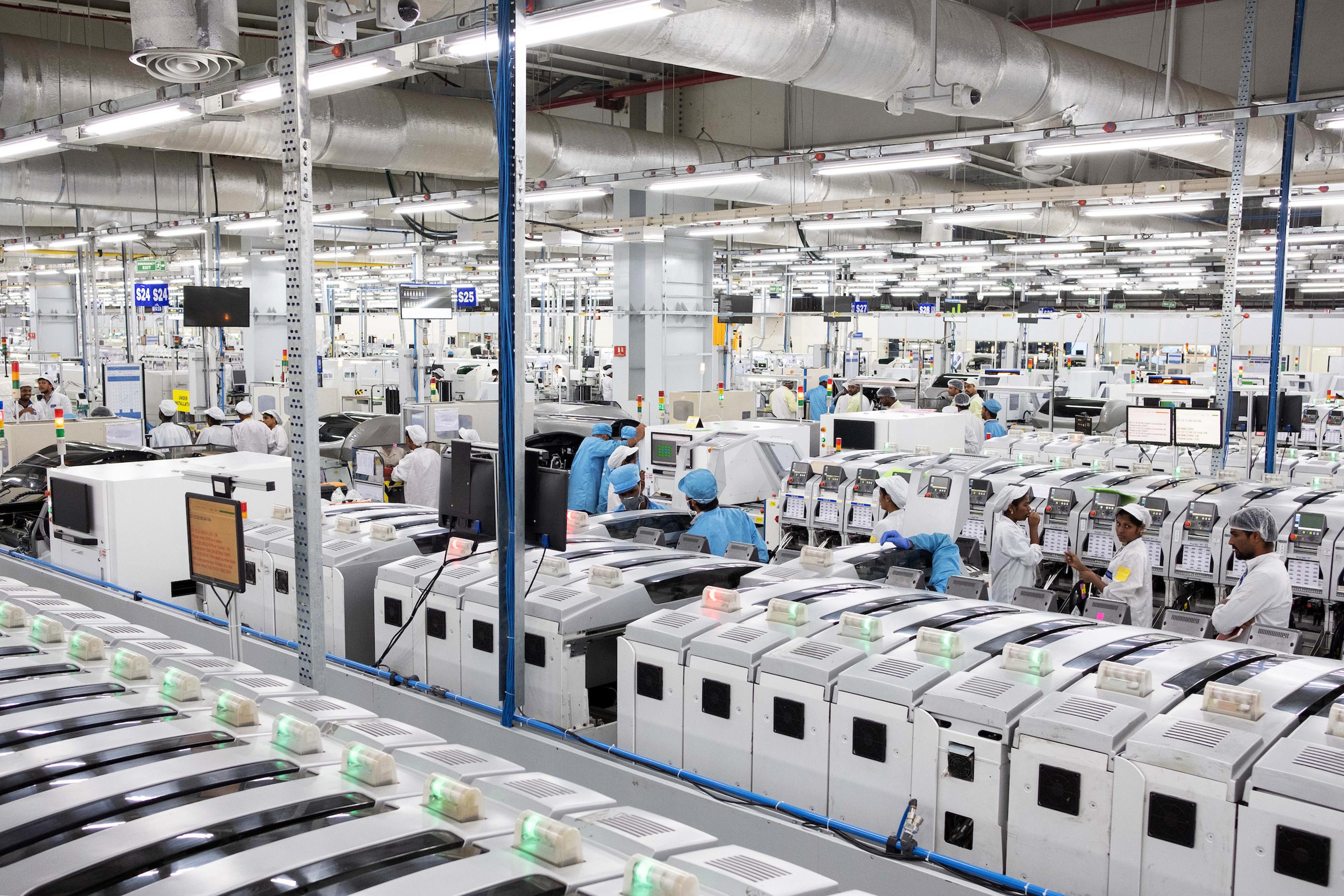 Automated Iphone Factory Inside One iPhone Factory Powering Apple's Pivot to India