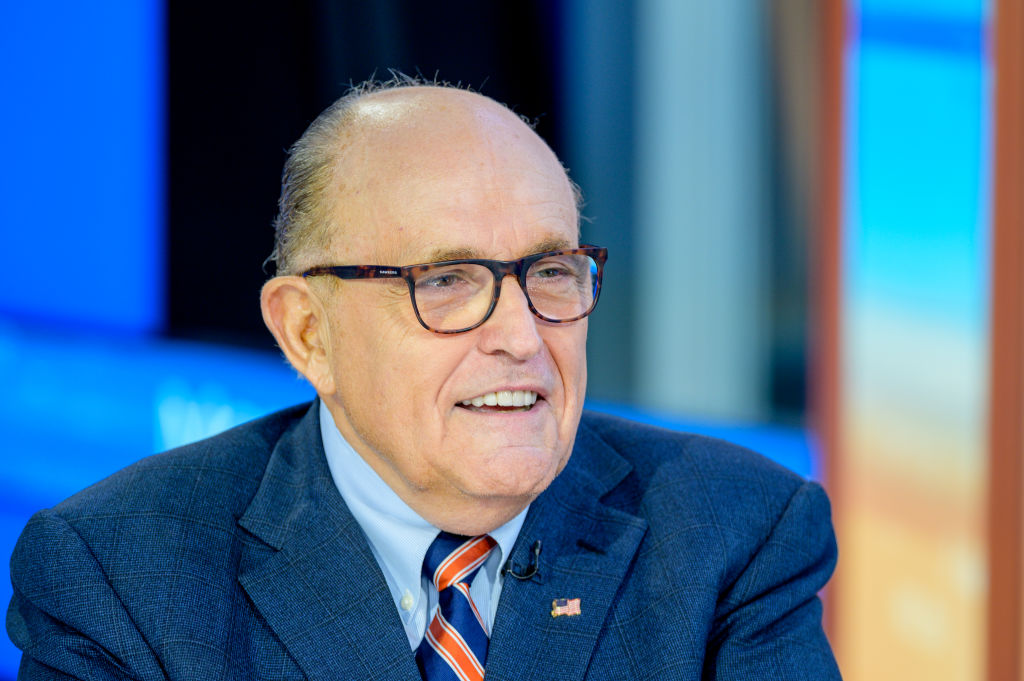 Rudy Giuliani Visits "Mornings With Maria"