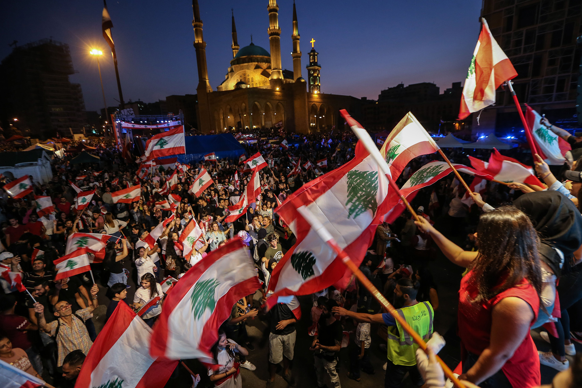 Protests in Lebanon, Beirut - 27 Oct 2019