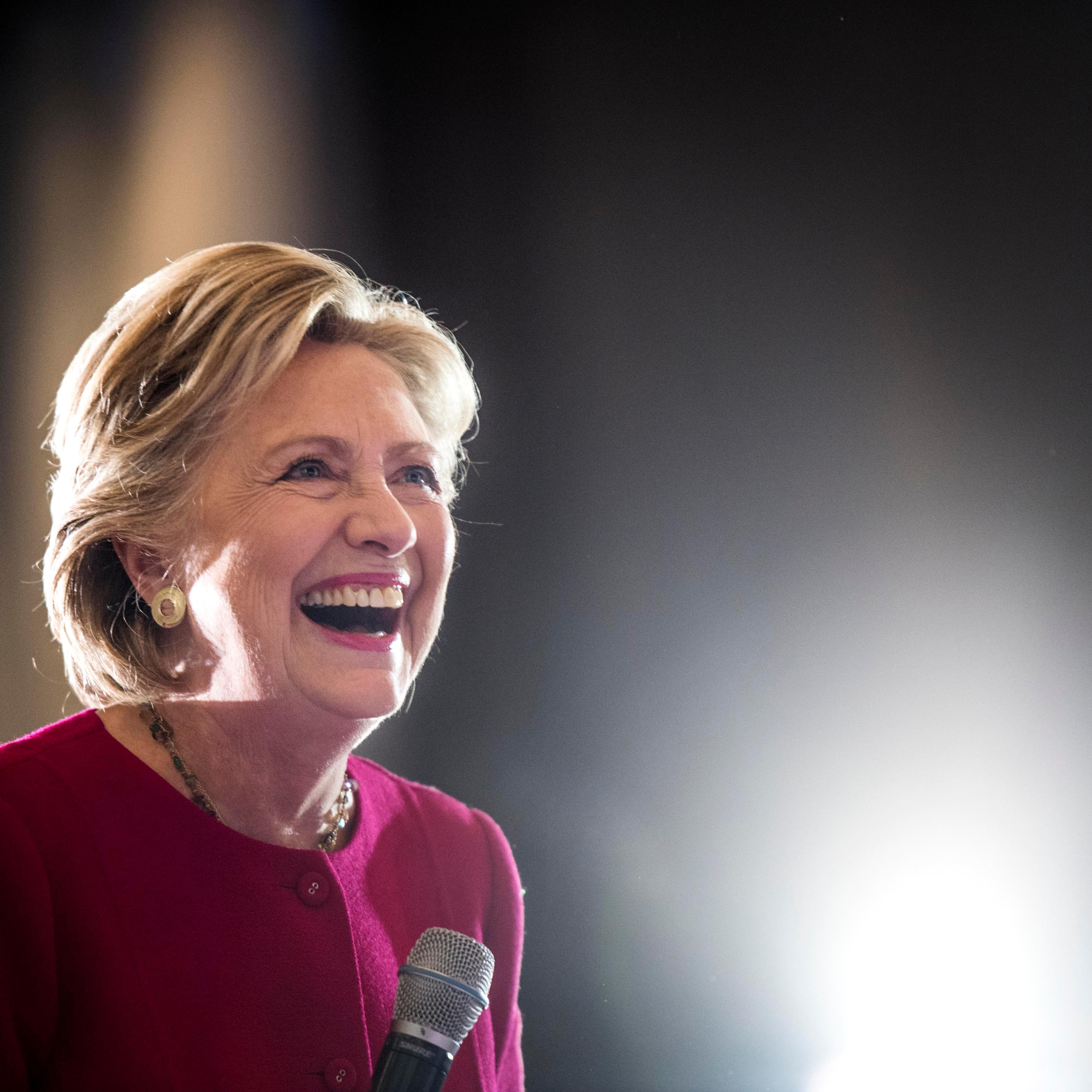 Democratic Nominee for President of the United States former Secretary of State Hillary Clinton