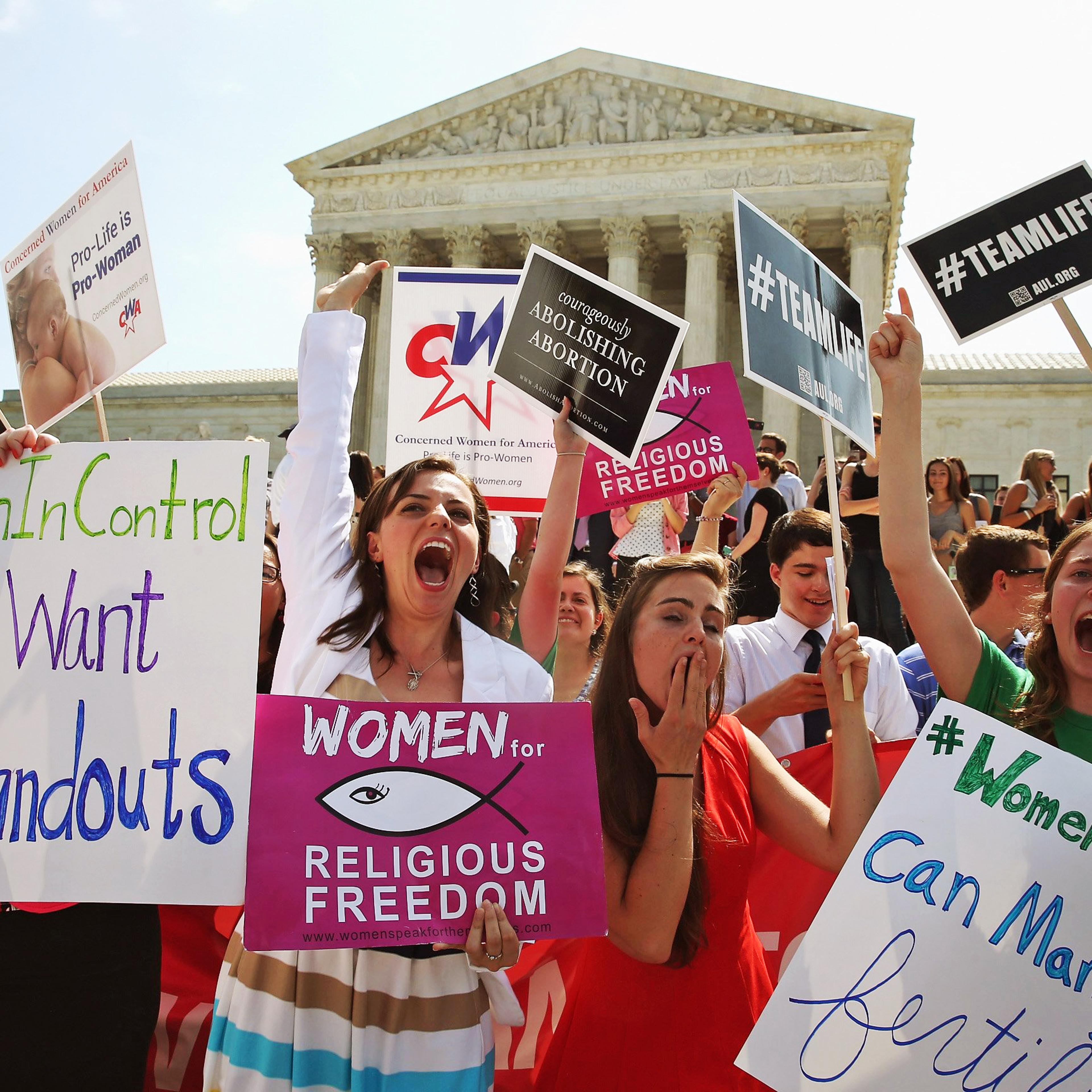 Supreme Court Issues Ruling In Hobby Lobby ACA Contraception Mandate Case