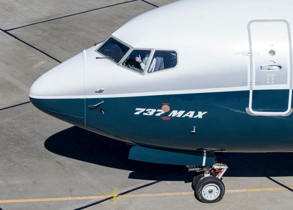 Latest Version Of Boeing's 737 MAX, The 737 Max 7 Is Tested During First Flight