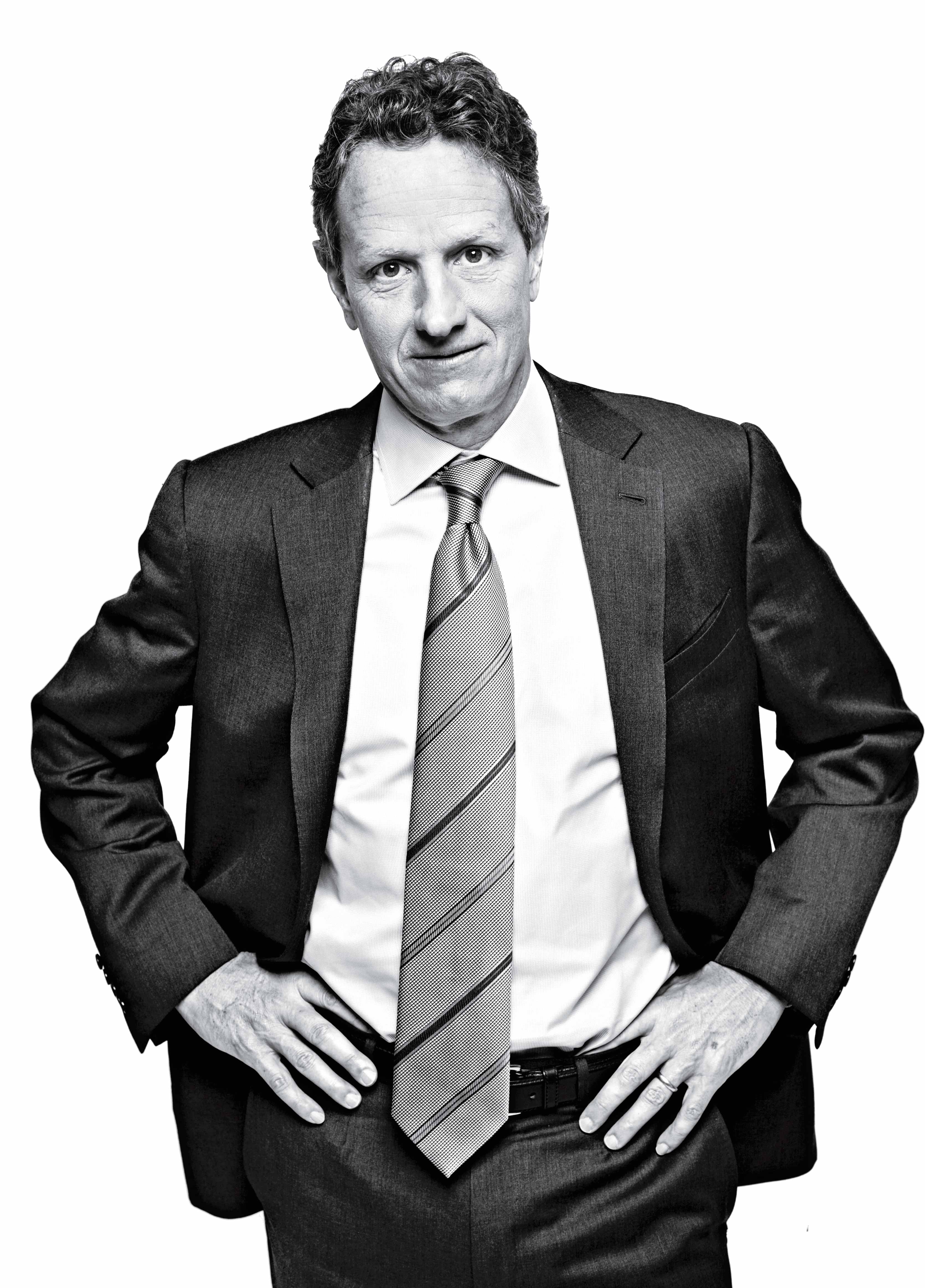 Timothy Geithner Portrait Treasury Secretary