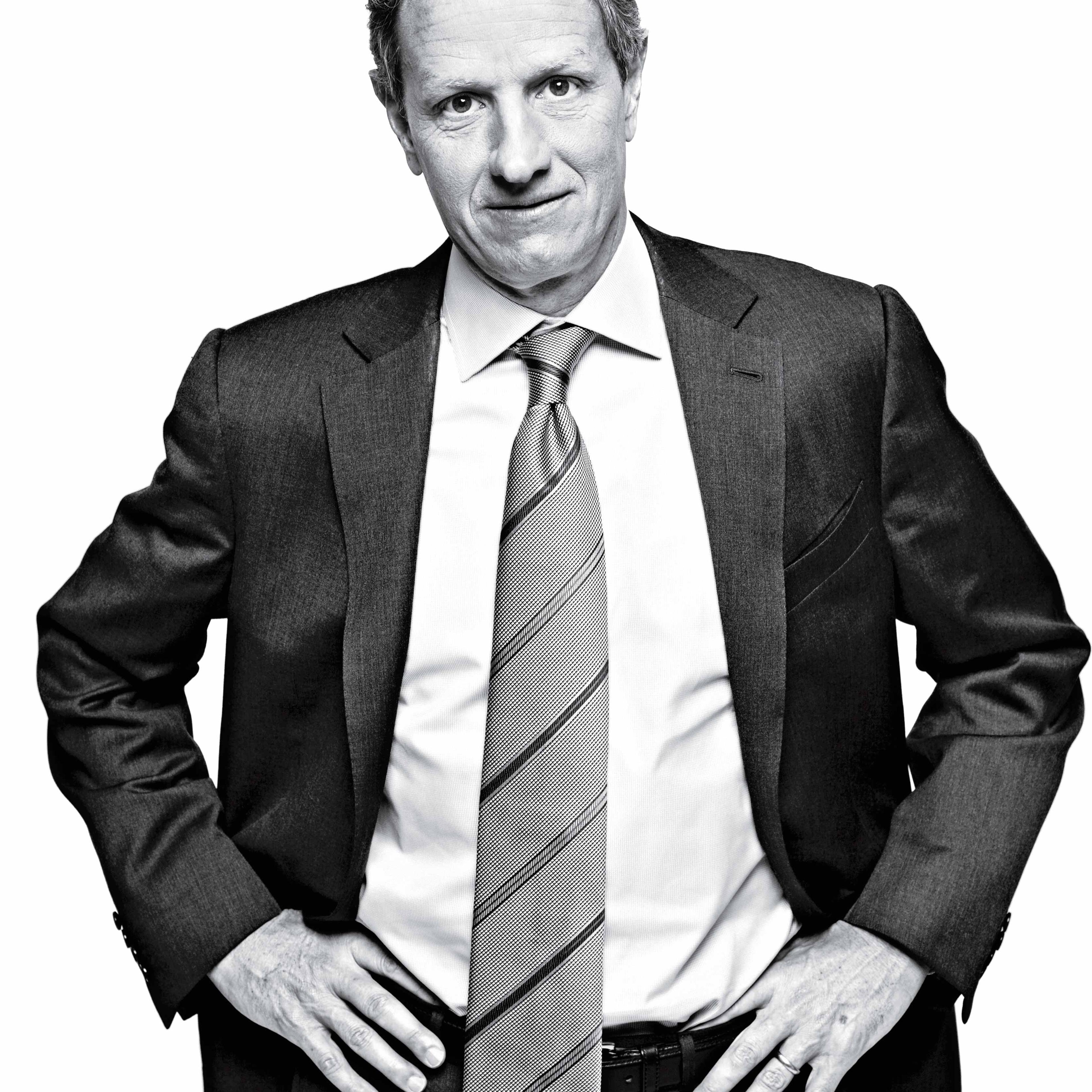 Timothy Geithner Portrait Treasury Secretary