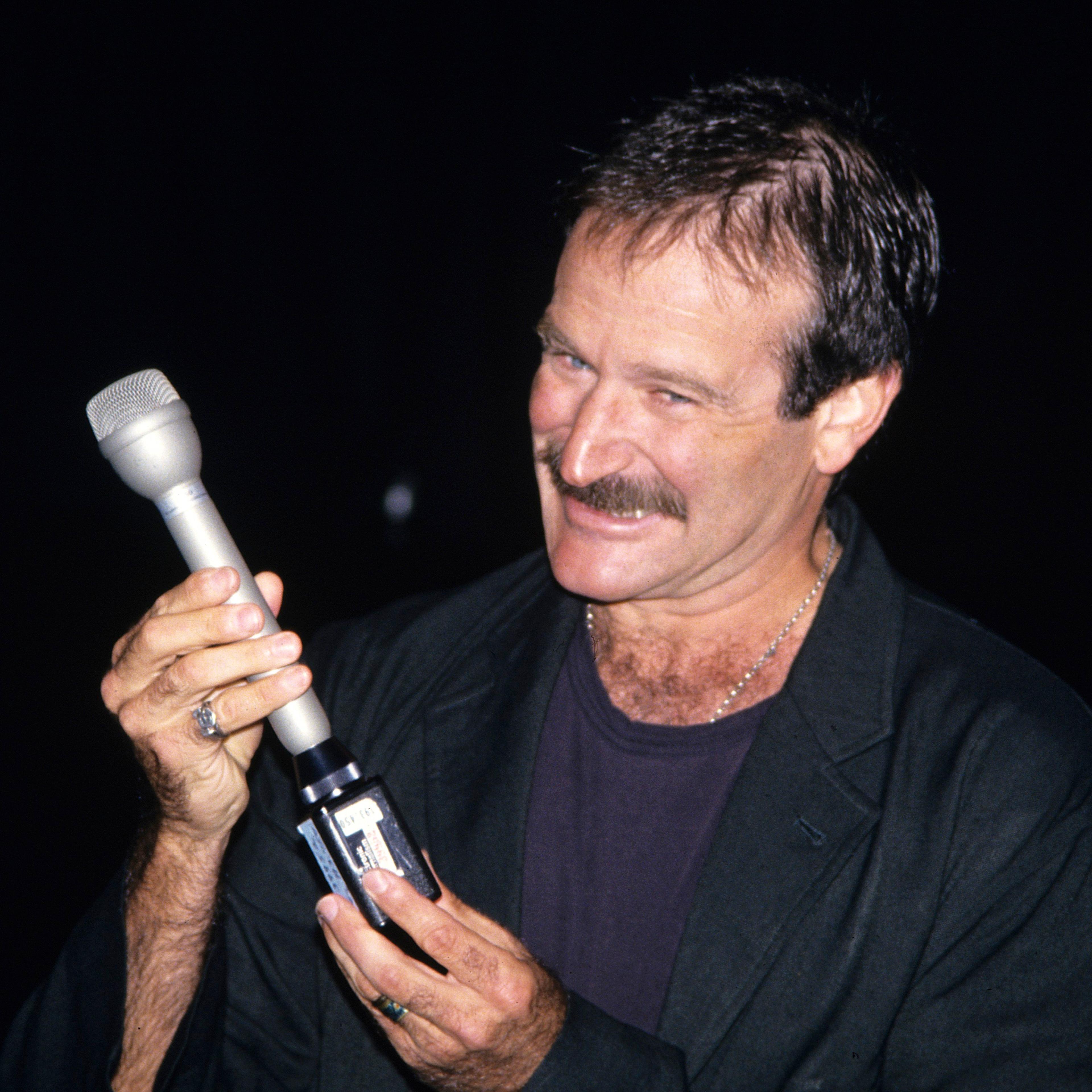 Robin Williams at the Friars Roast for Whoopi Goldberg at the Hilton Hotel in New York City on October 7, 1993.