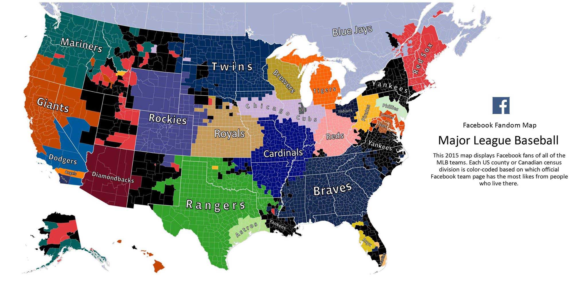 Facebook Fandom Map