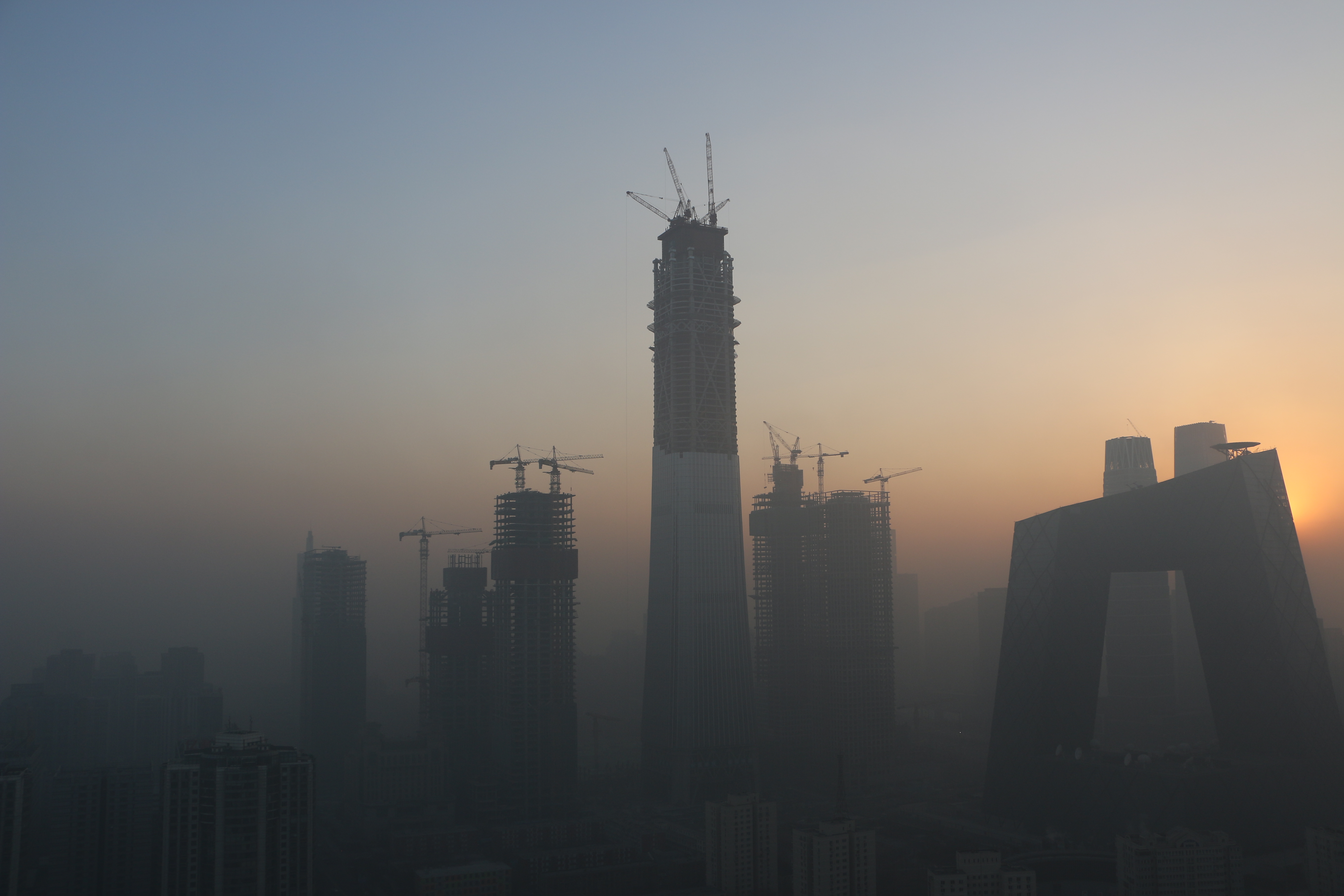 China's Regions Suffer Air Pollution At Beginning Of 2017