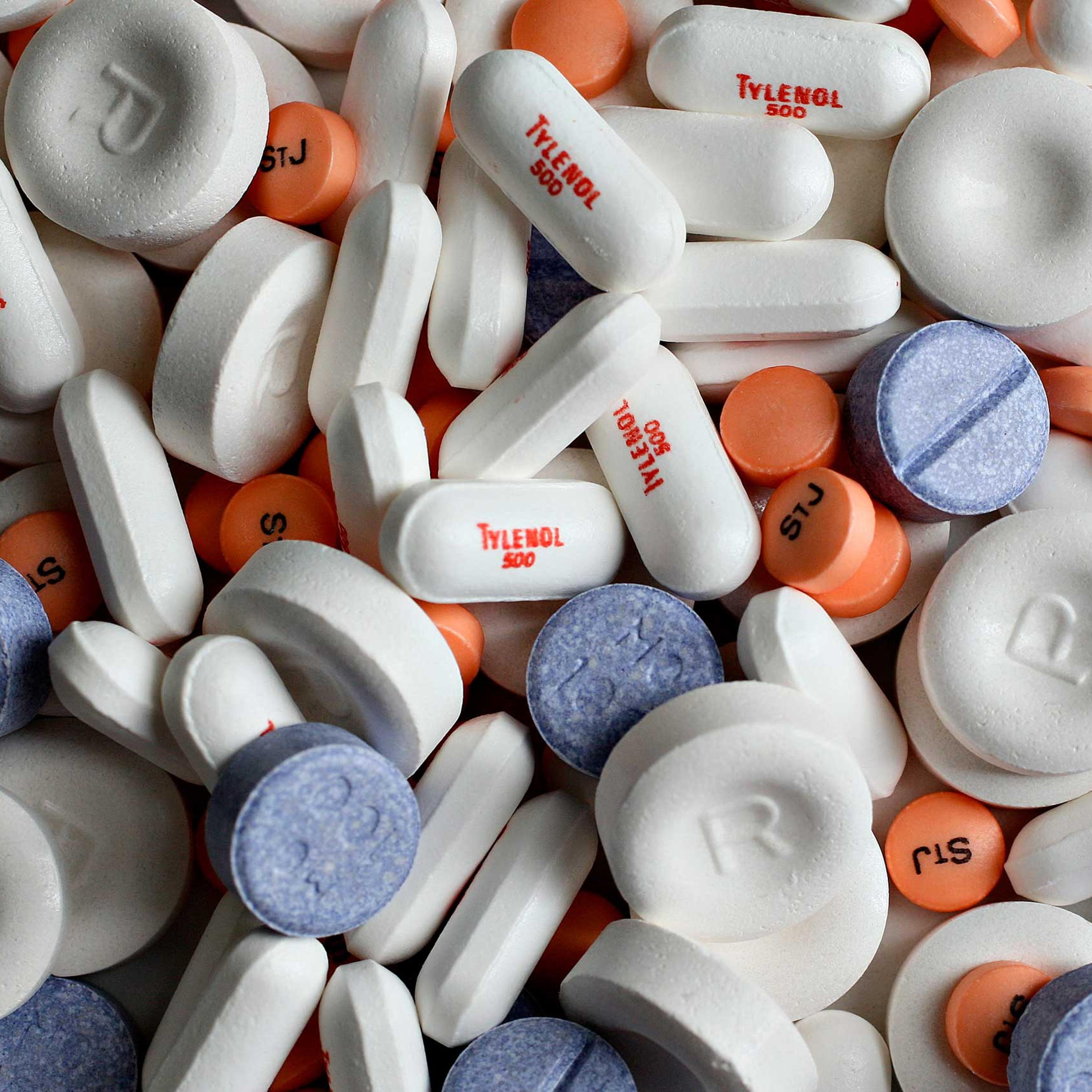 Recalled over-the-counter medicines distributed by the McNeil Consumer Healthcare division of Johnson & Johnson including St. Joseph's Aspirin tablets, lot AMM365, Motrin Junior Strength tablets, lot APM303, Tylenol Extra Strength caplets, lot AMA008, an