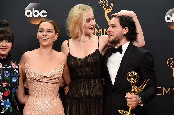 poses in the press room during the 68th Annual Primetime Emmy Awards at Microsoft Theater on September 18, 2016 in Los Angeles, California.
