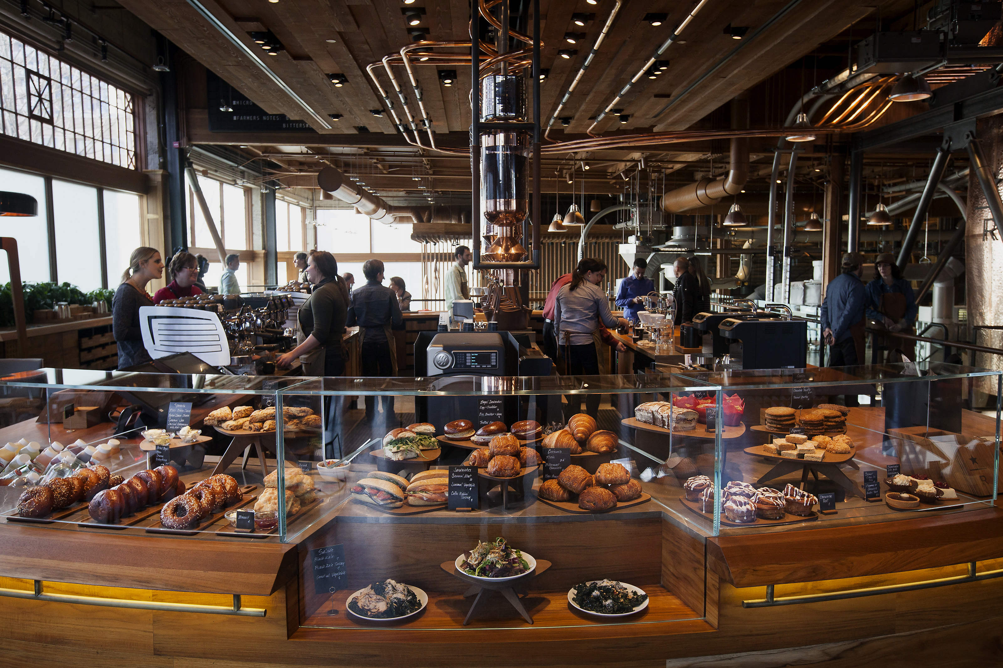 Operations Inside The Starbucks Corp. Reserve Roastery And Tasting Room
