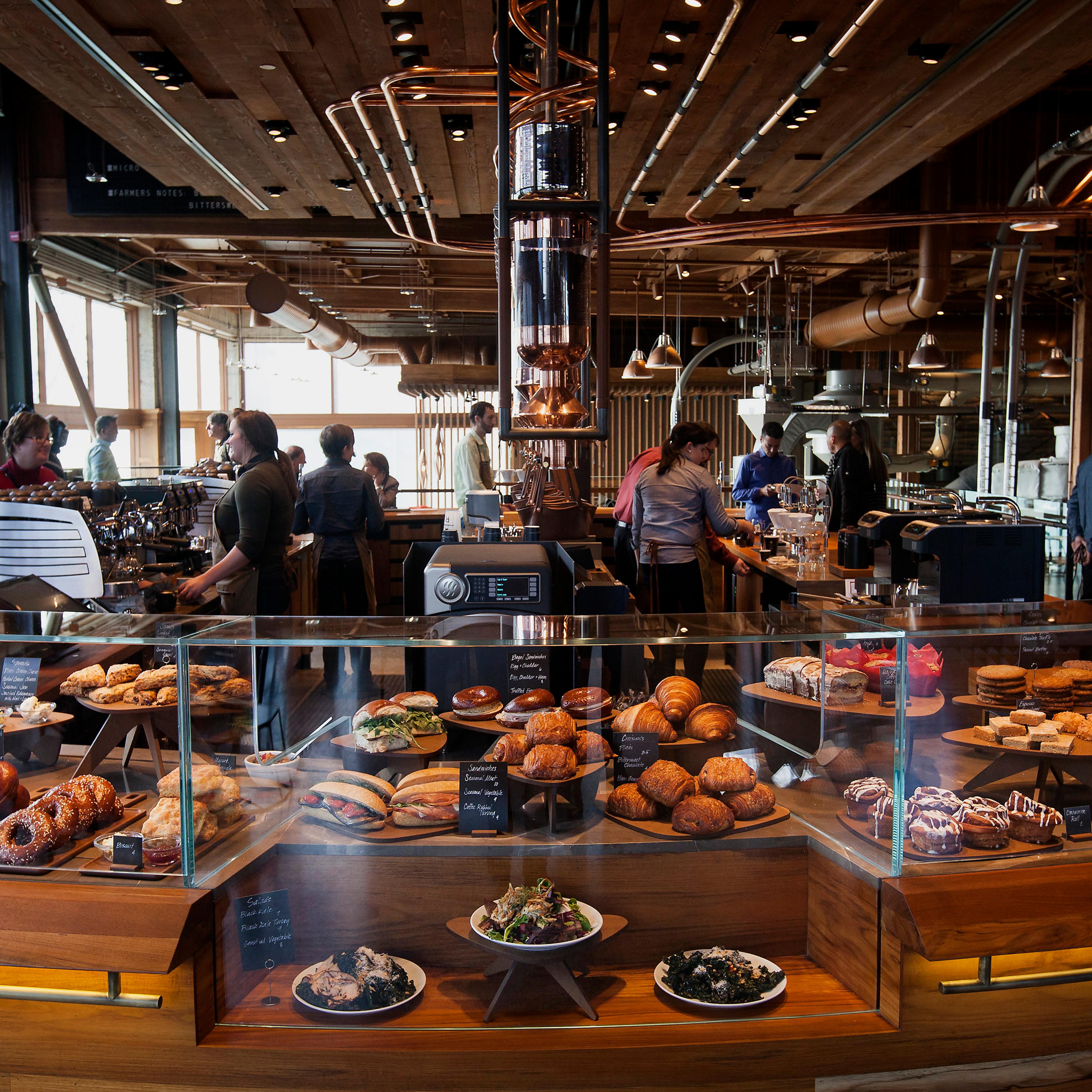 Operations Inside The Starbucks Corp. Reserve Roastery And Tasting Room
