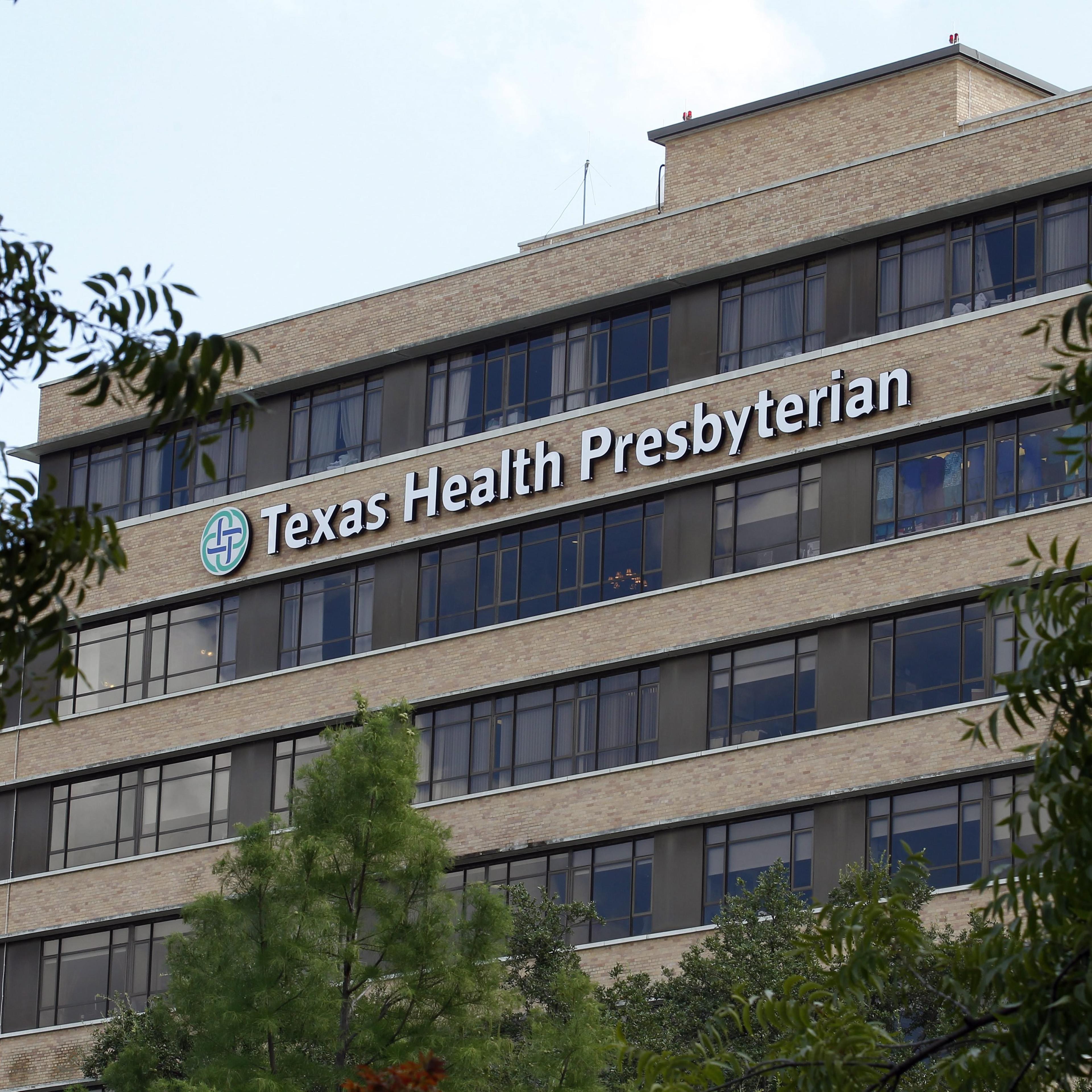 The Texas Health Presbyterian Hospital where a patient with the Ebola virus is being treated in Dallas on Oct. 1 2014.