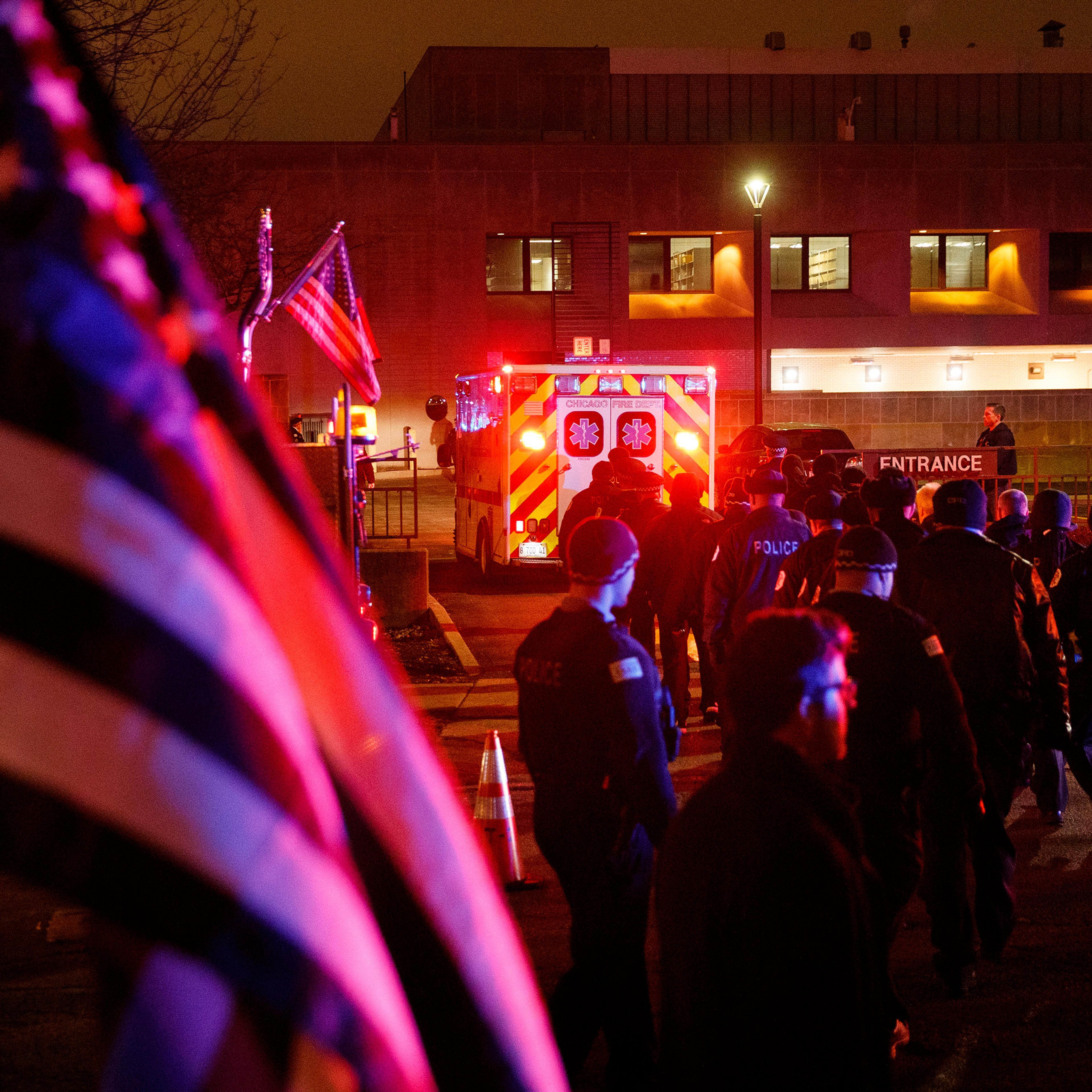 Gunman in Chicago hospital attack had threatened to shoot up Chicago Fire Academy, officials say