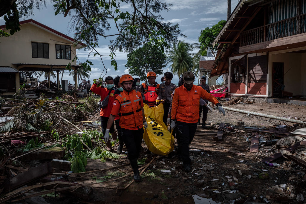 Volcano-Triggered Tsunami Hits Indonesia's Sunda Strait