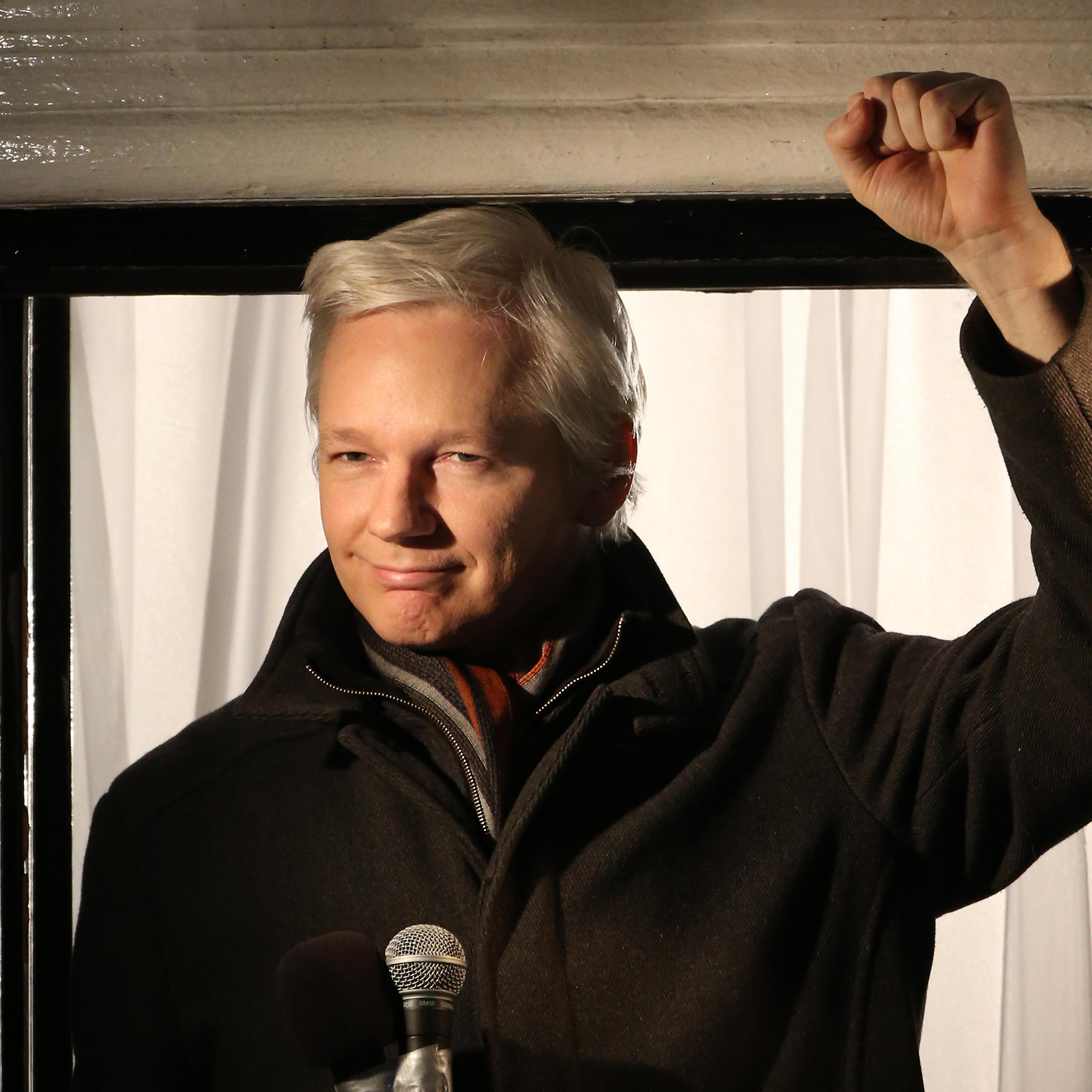 Wikileaks Founder Julian Assange Makes A Statement After Six Months Residing At The Ecuadorian Embassy