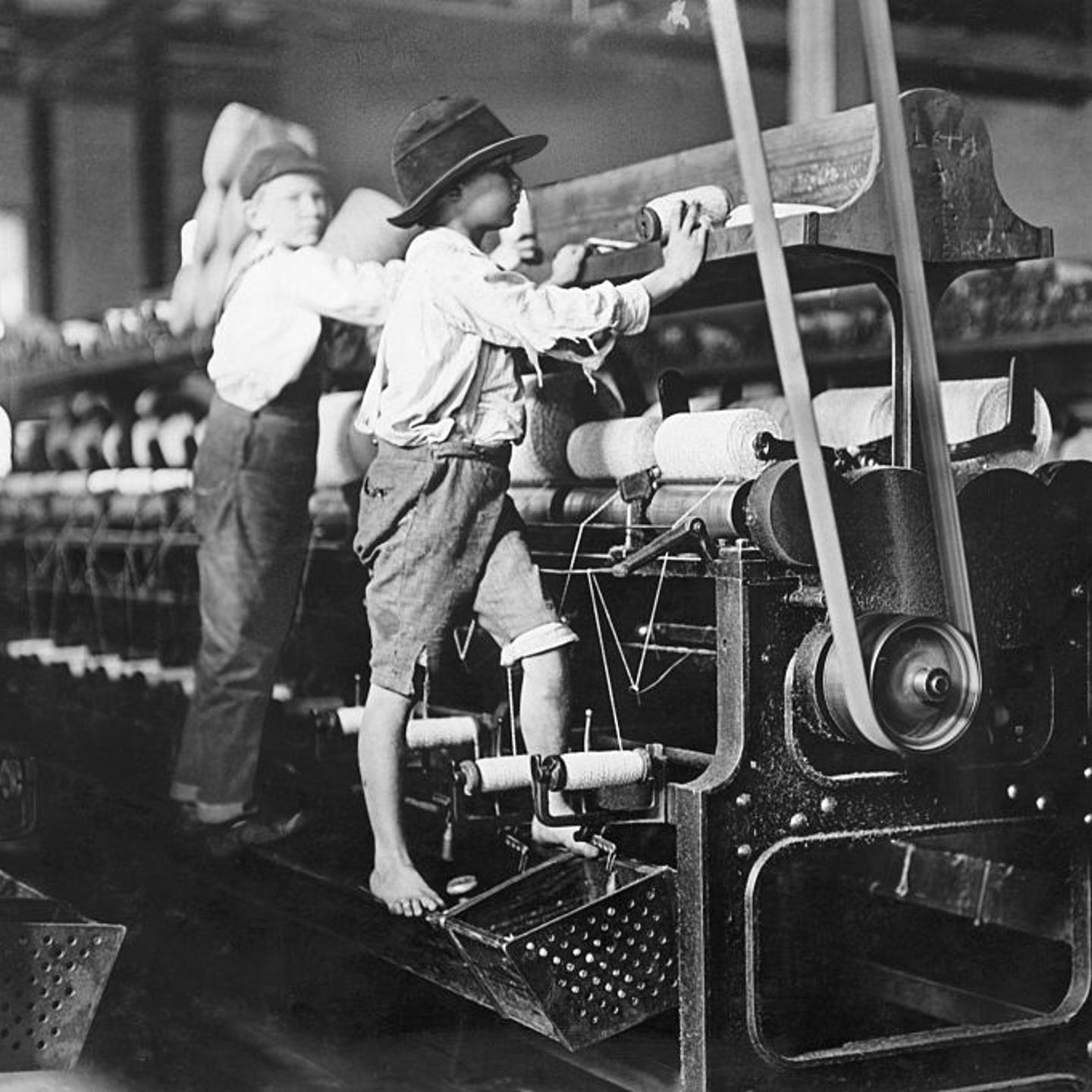 Boys Working in Georgia Cotton Mill