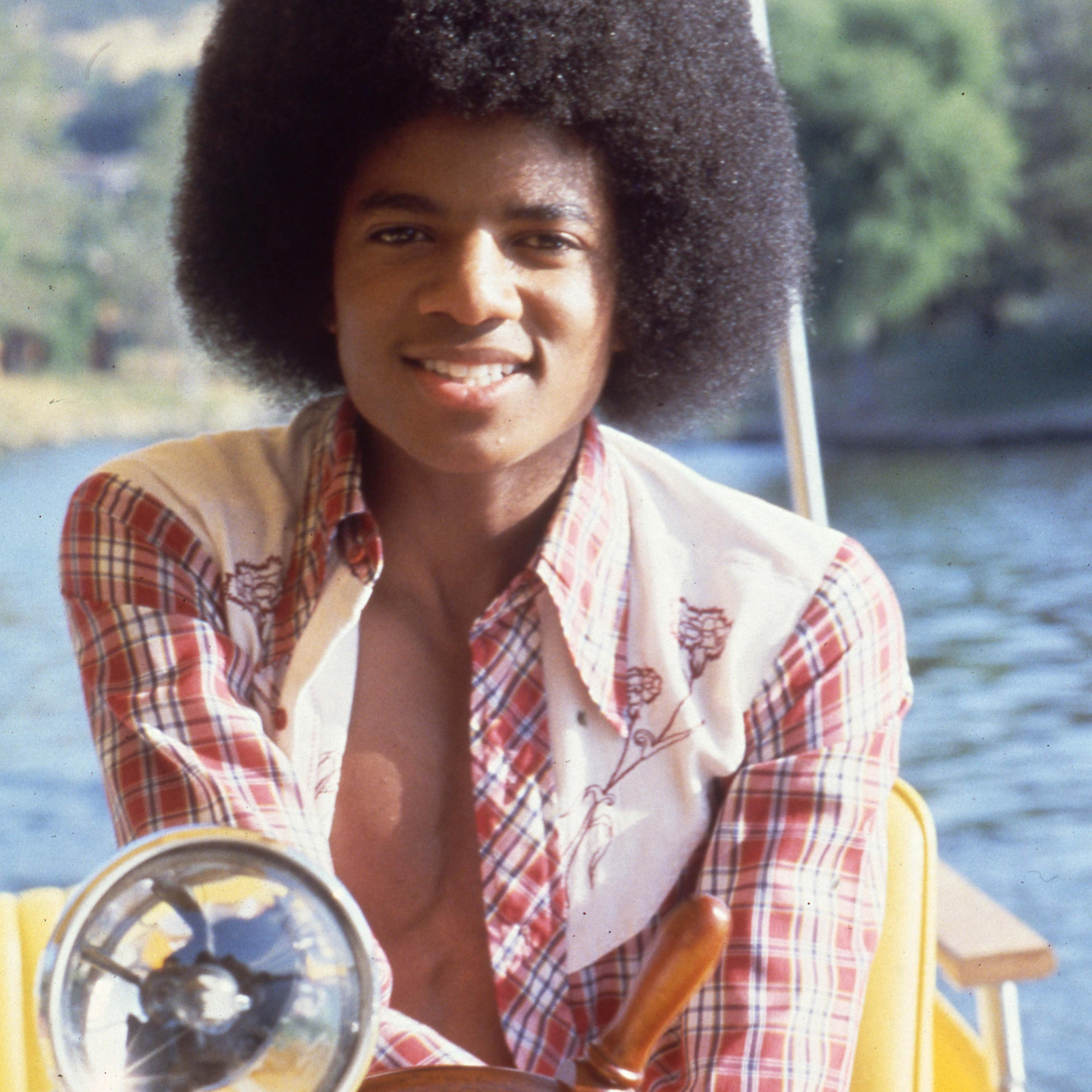 Michael Jackson vacations with his family circa 1974.