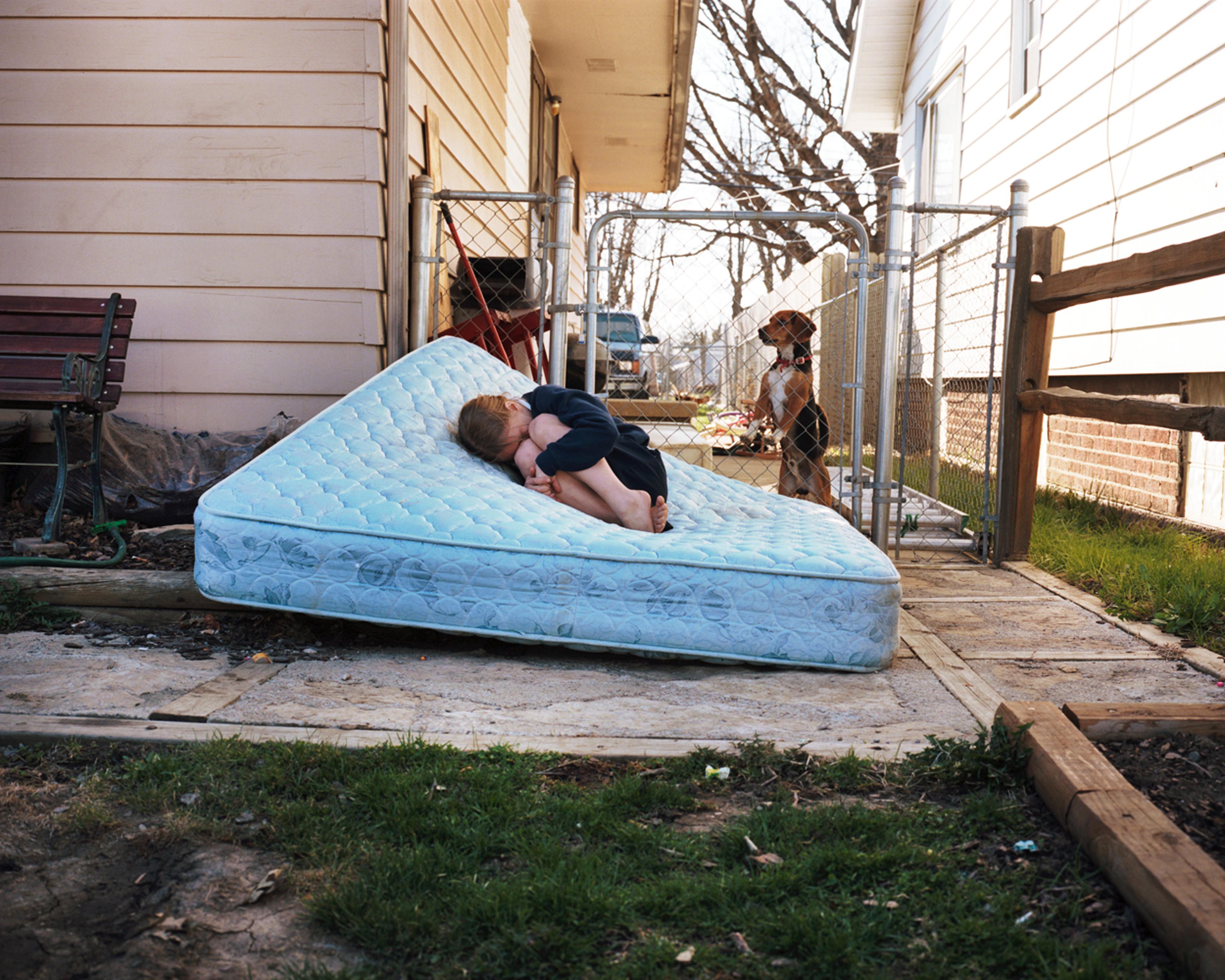 When mom saw this picture she laughed and said, “Thank God it’s a clean mattress.” 2008