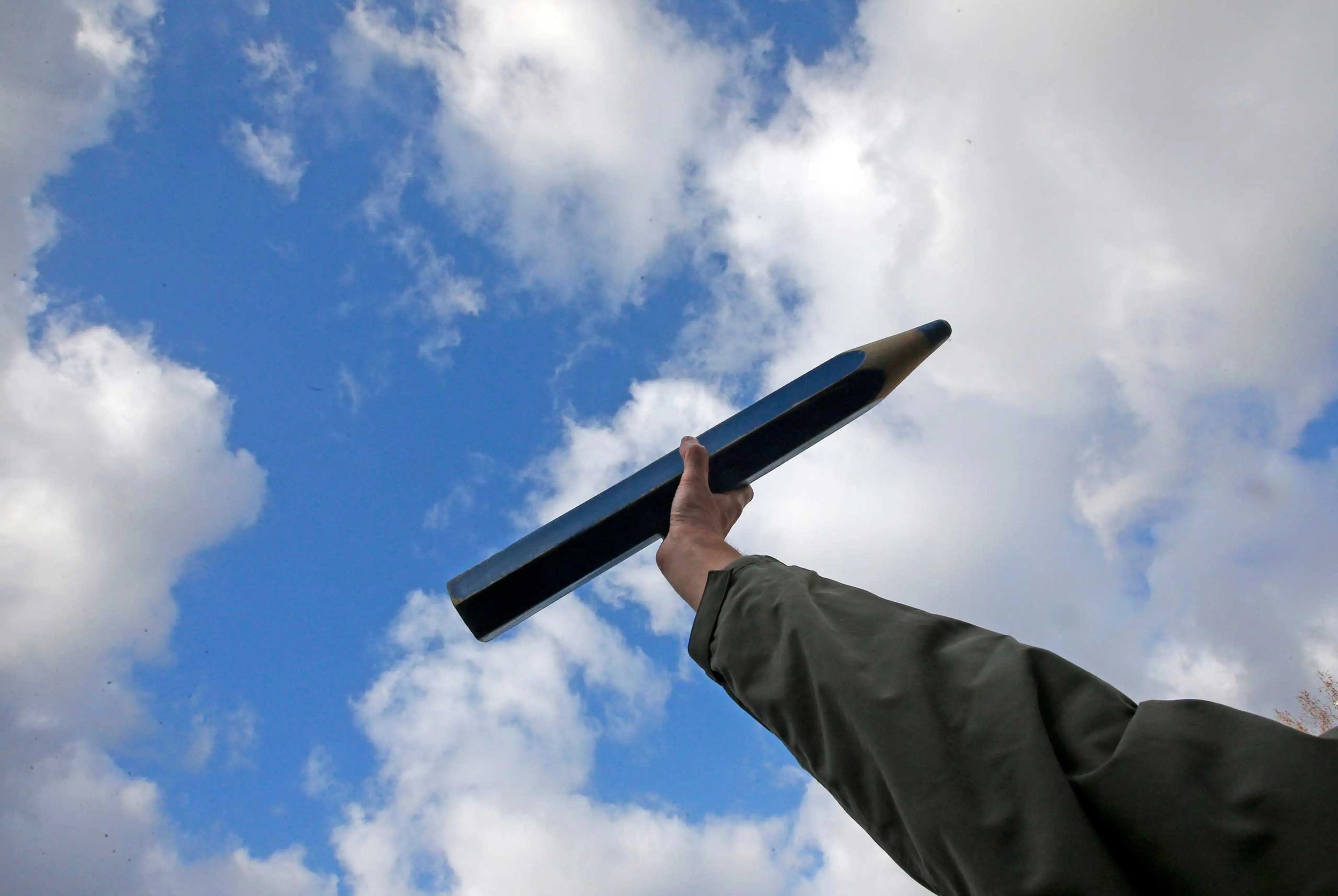 which has become a symbol for the cartoonists and editors killed at Charlie Hebdo