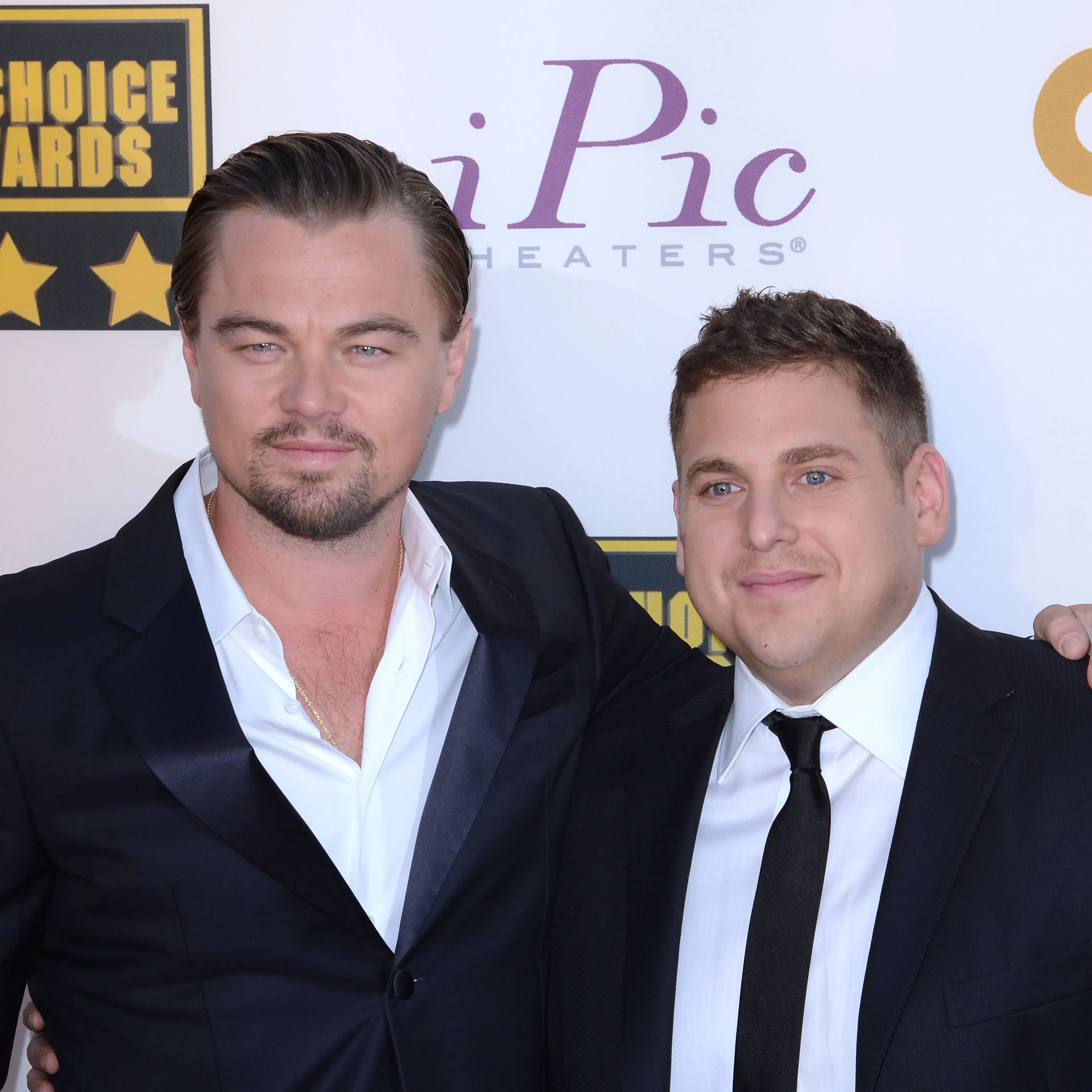 Leonardo DiCaprio and Jonah Hill