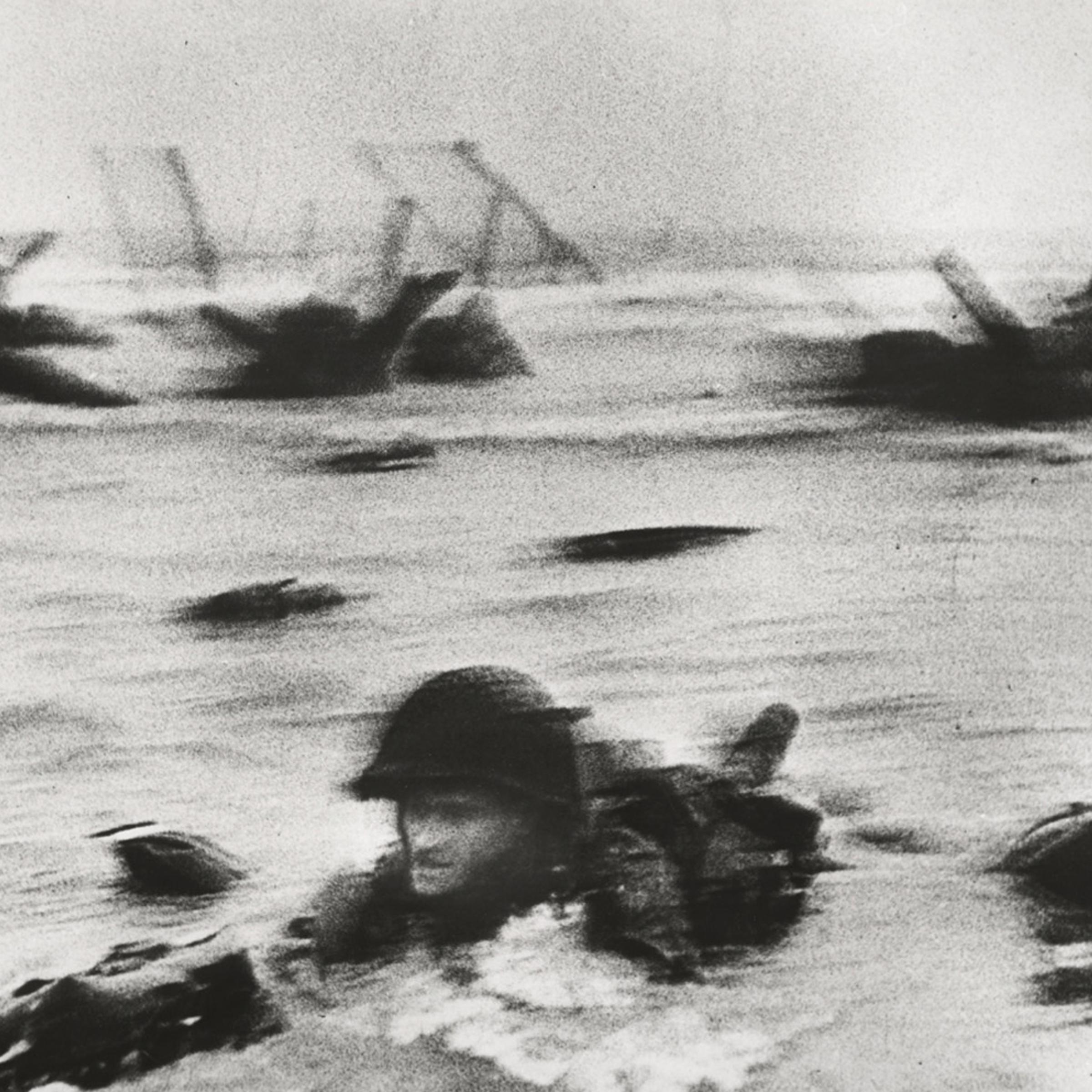 American soldiers landing on Omaha Beach, D-Day, Normandy, France, June 6, 1944<br /><br />One of the many photos up for auction at the May 15, 2012, Friends of Anton auction.
