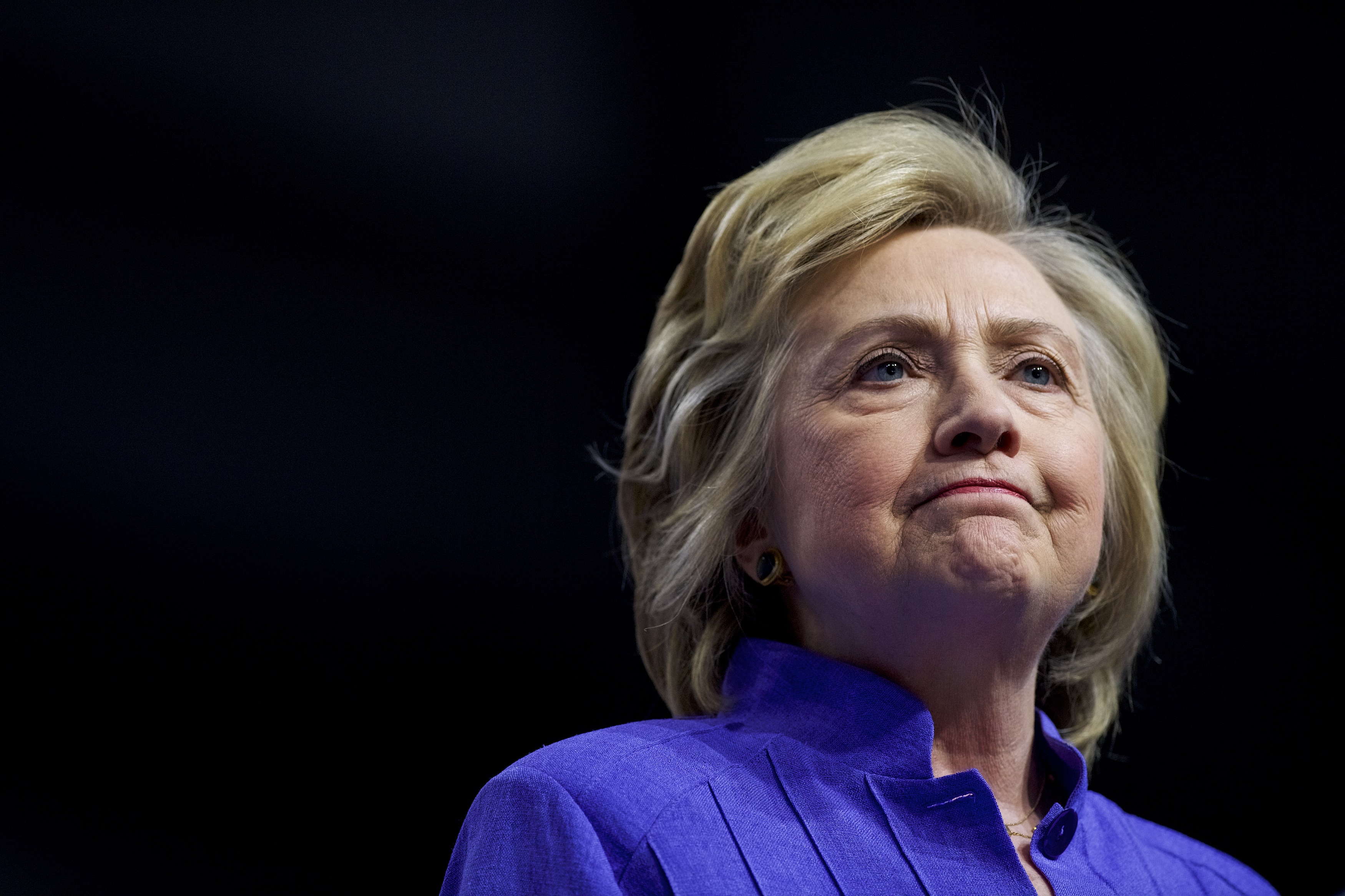 Democratic Presidential nominee Hillary Clinton holds a rally with Vice President Joe Biden at Riverfront Sports athletic facility on August 15, 2016 in Scranton, Pennsylvania.