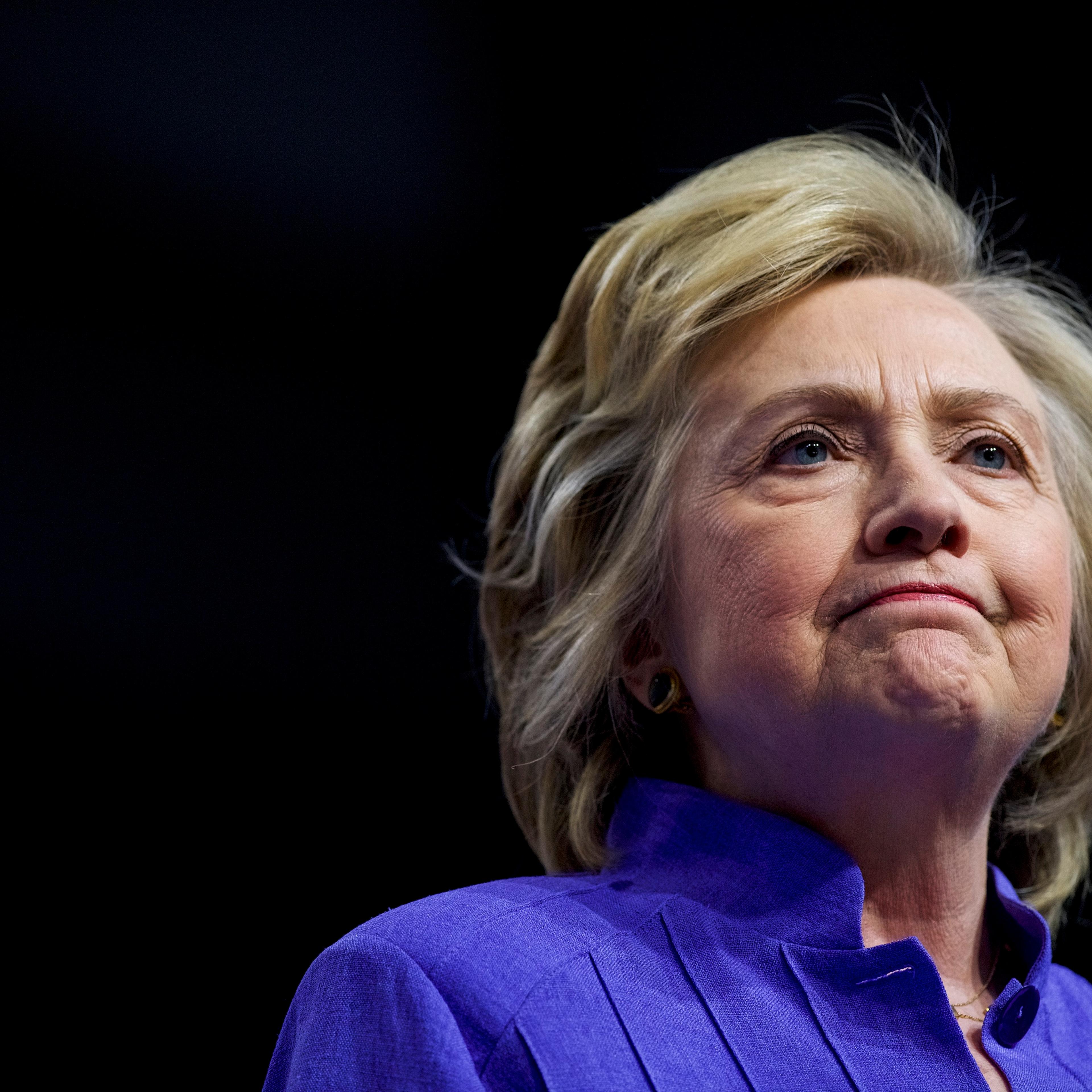 Democratic Presidential nominee Hillary Clinton holds a rally with Vice President Joe Biden at Riverfront Sports athletic facility on August 15, 2016 in Scranton, Pennsylvania.