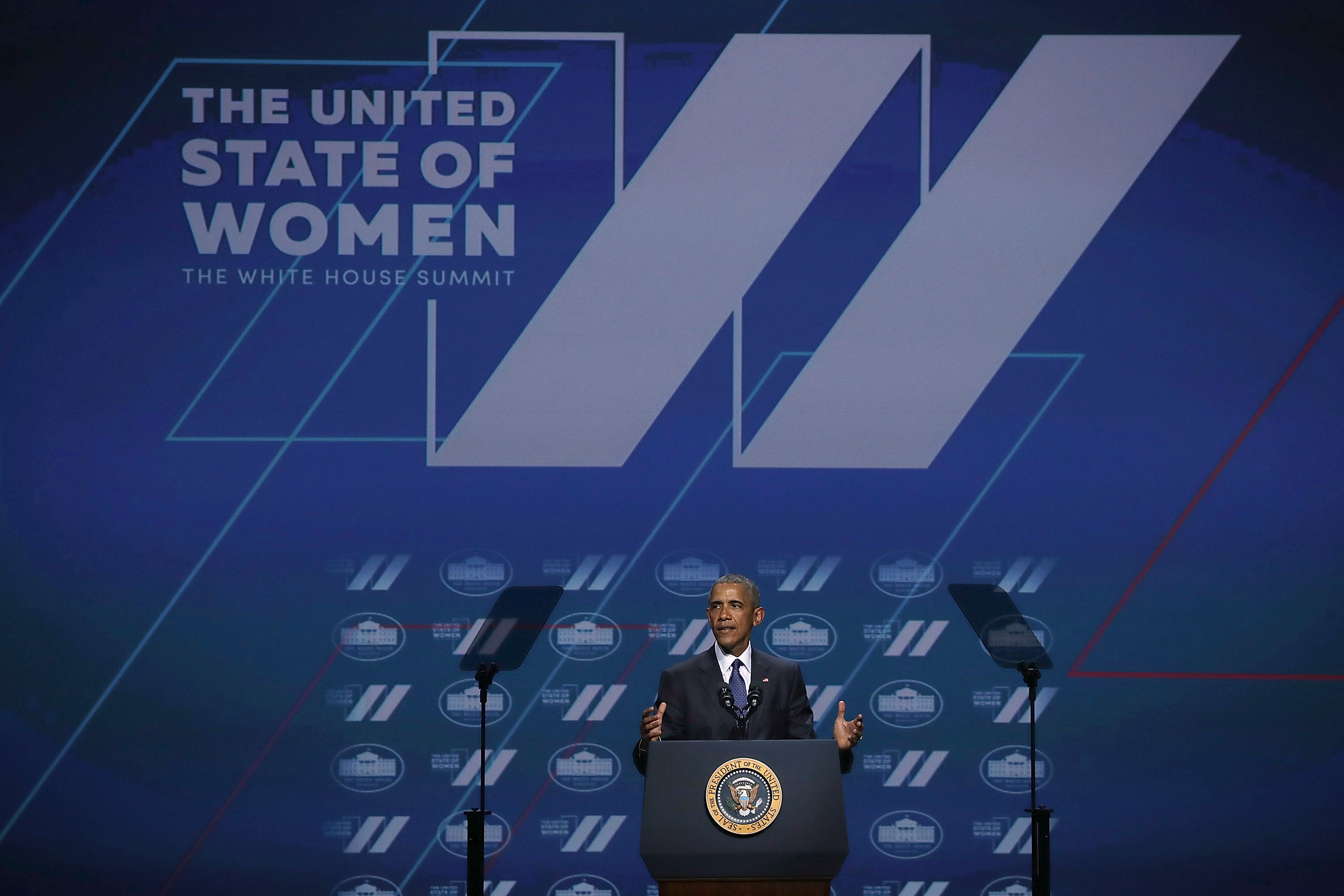 The White House Council On Women And Girls Hosts The "United State Of Women" Summit In D.C.