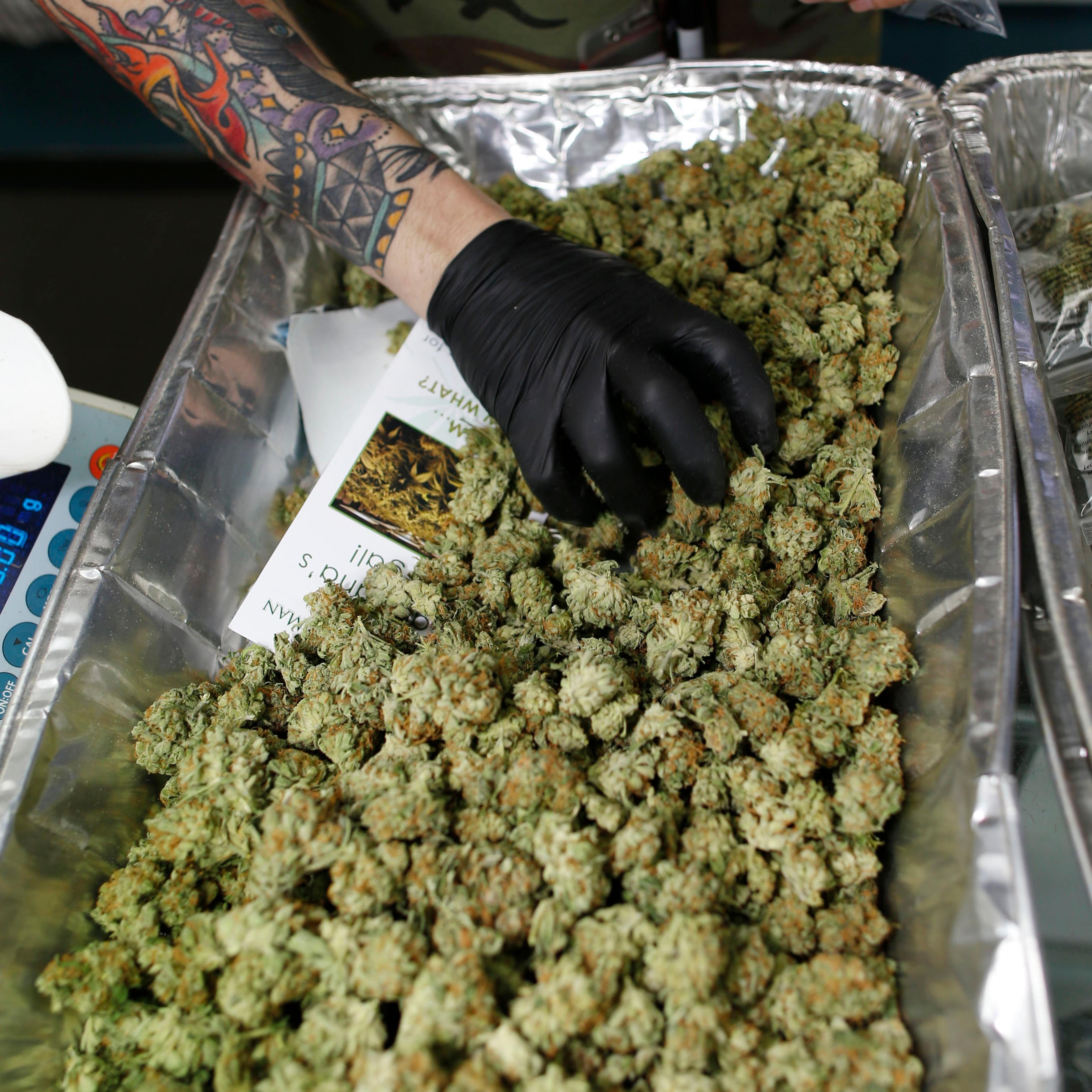 Medicinal marijuana packaged for sale