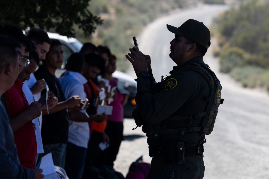 Migrants At The US-Mexico Border