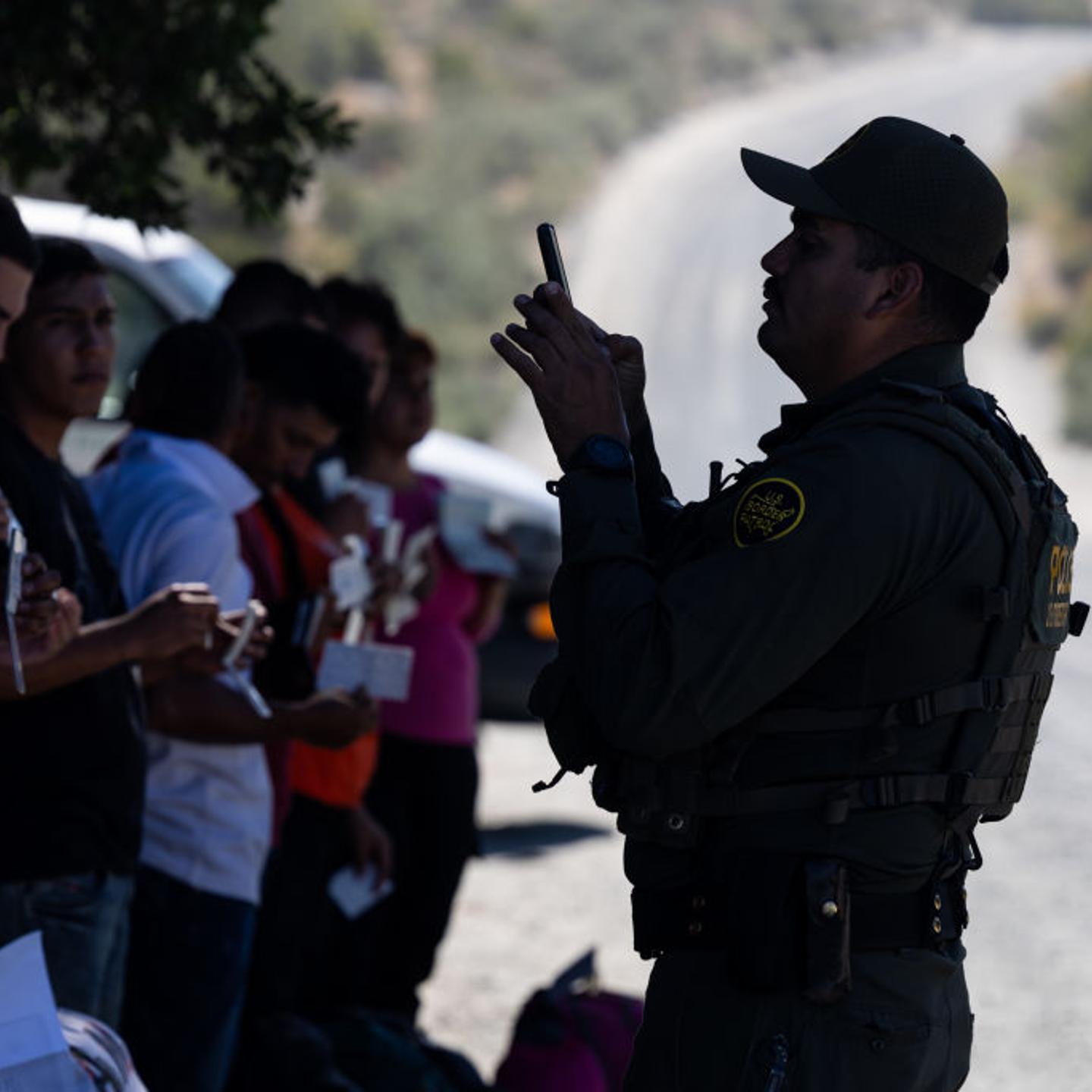 Migrants At The US-Mexico Border