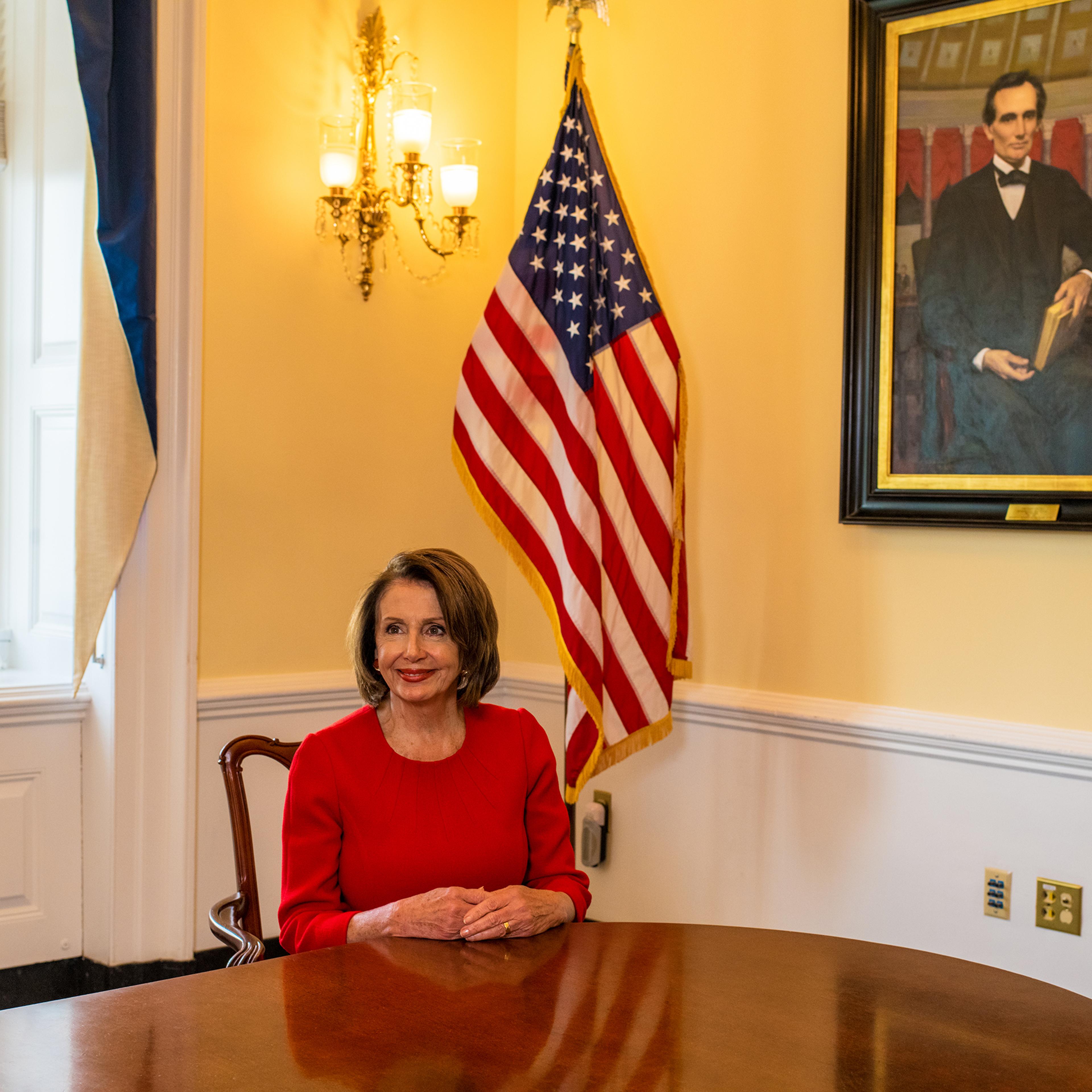 Pelosi in Capitol in February