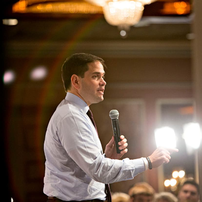 Senator Marco Rubio, a Republican from Florida and 2016 presidential candidate, speaks during a campaign rally at the Country Springs Hotel in Pewaukee, Wisconsin, U.S., on Monday, Nov. 9, 2015.