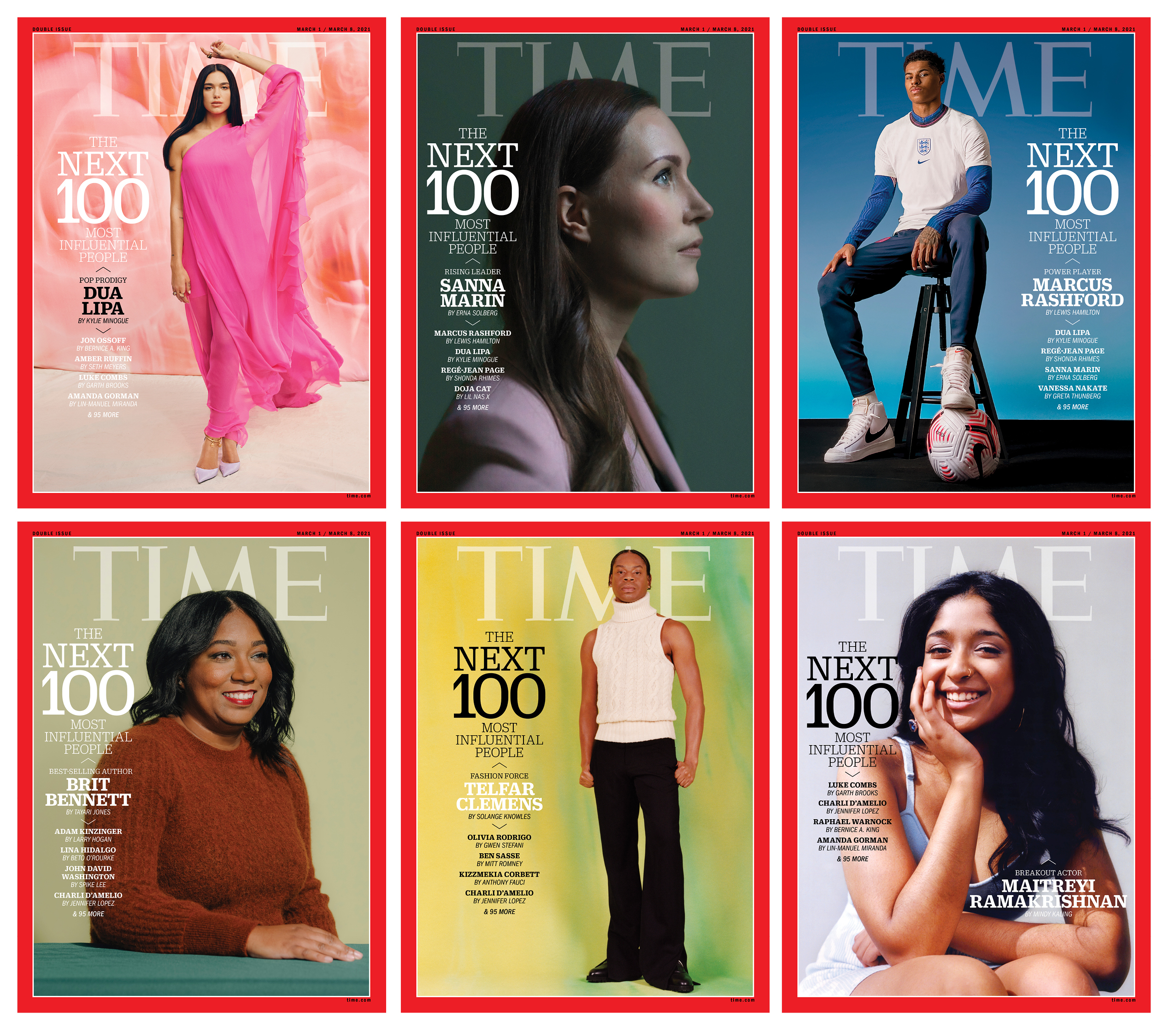 Time 100 Next cover grid