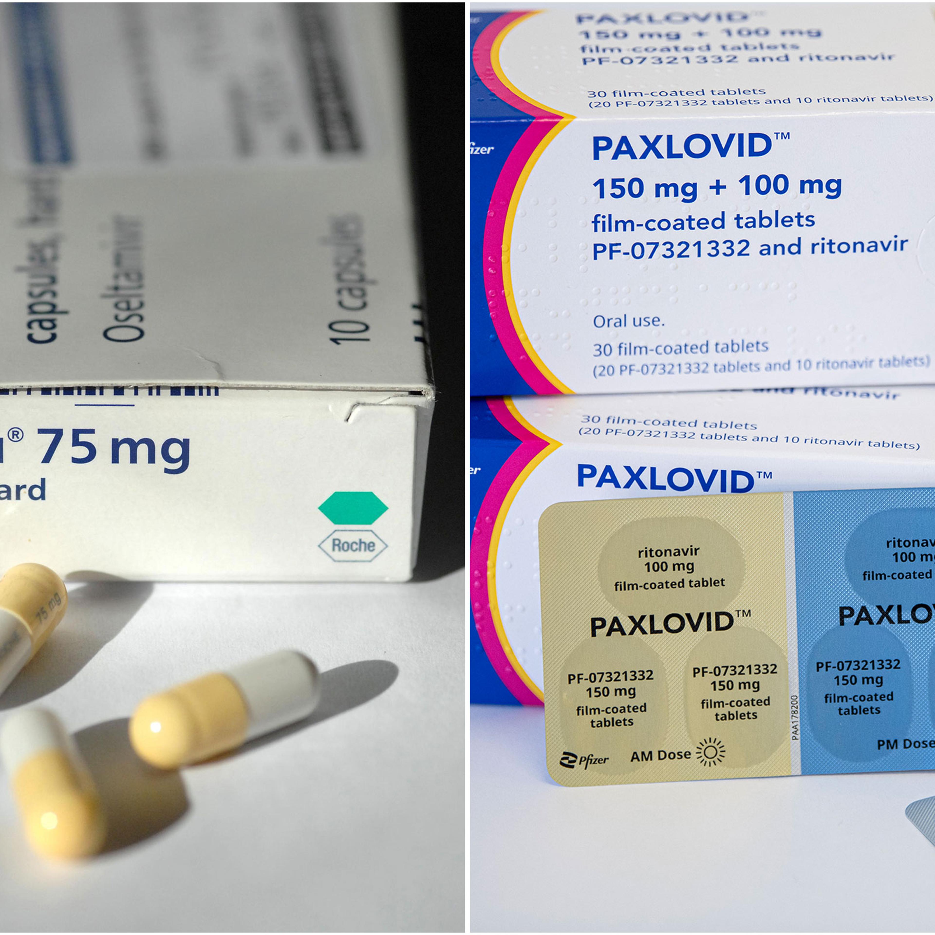Tamiflu and Paxlovid flu treatments