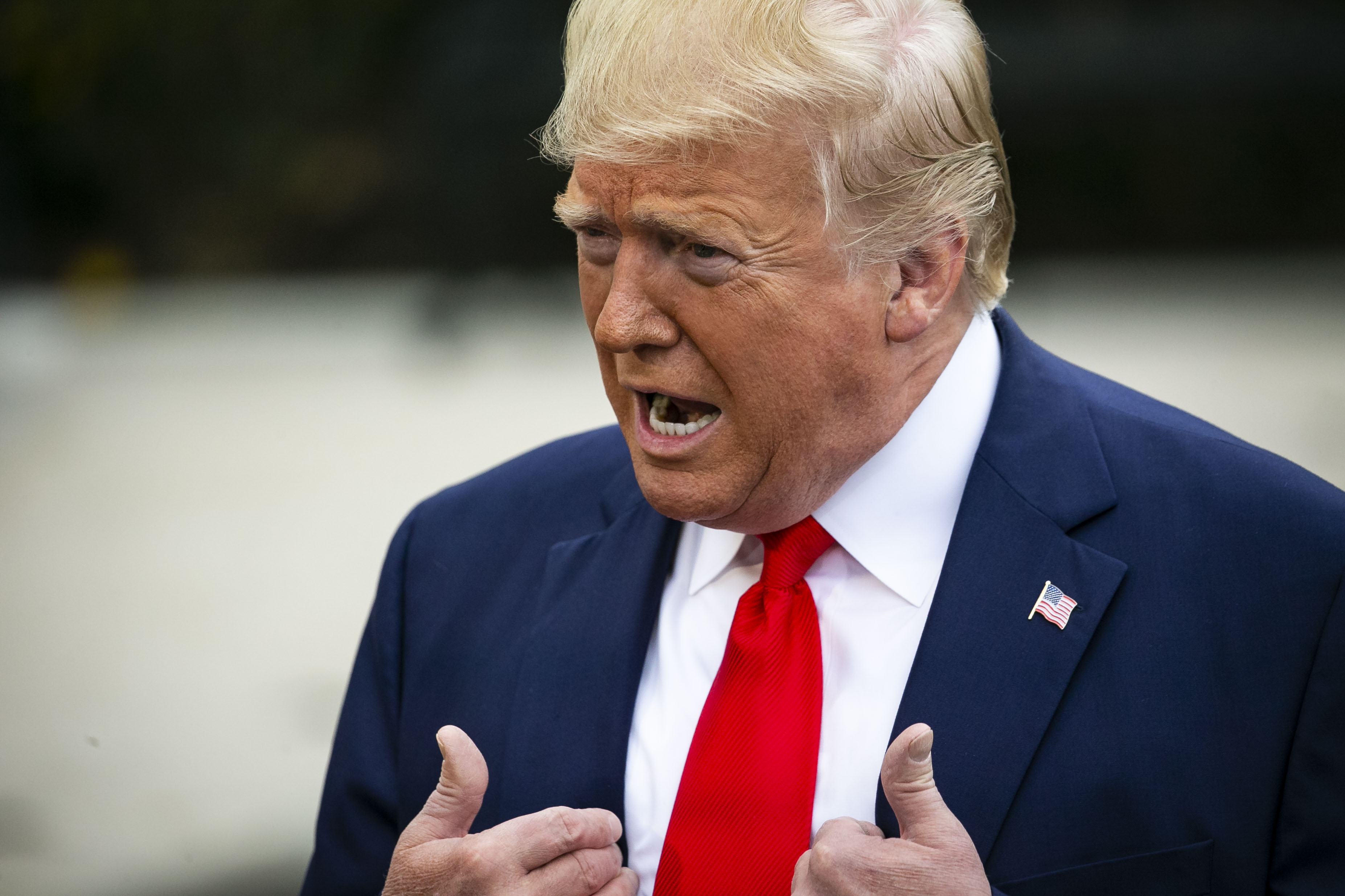 President Trump Departs White House For Florida