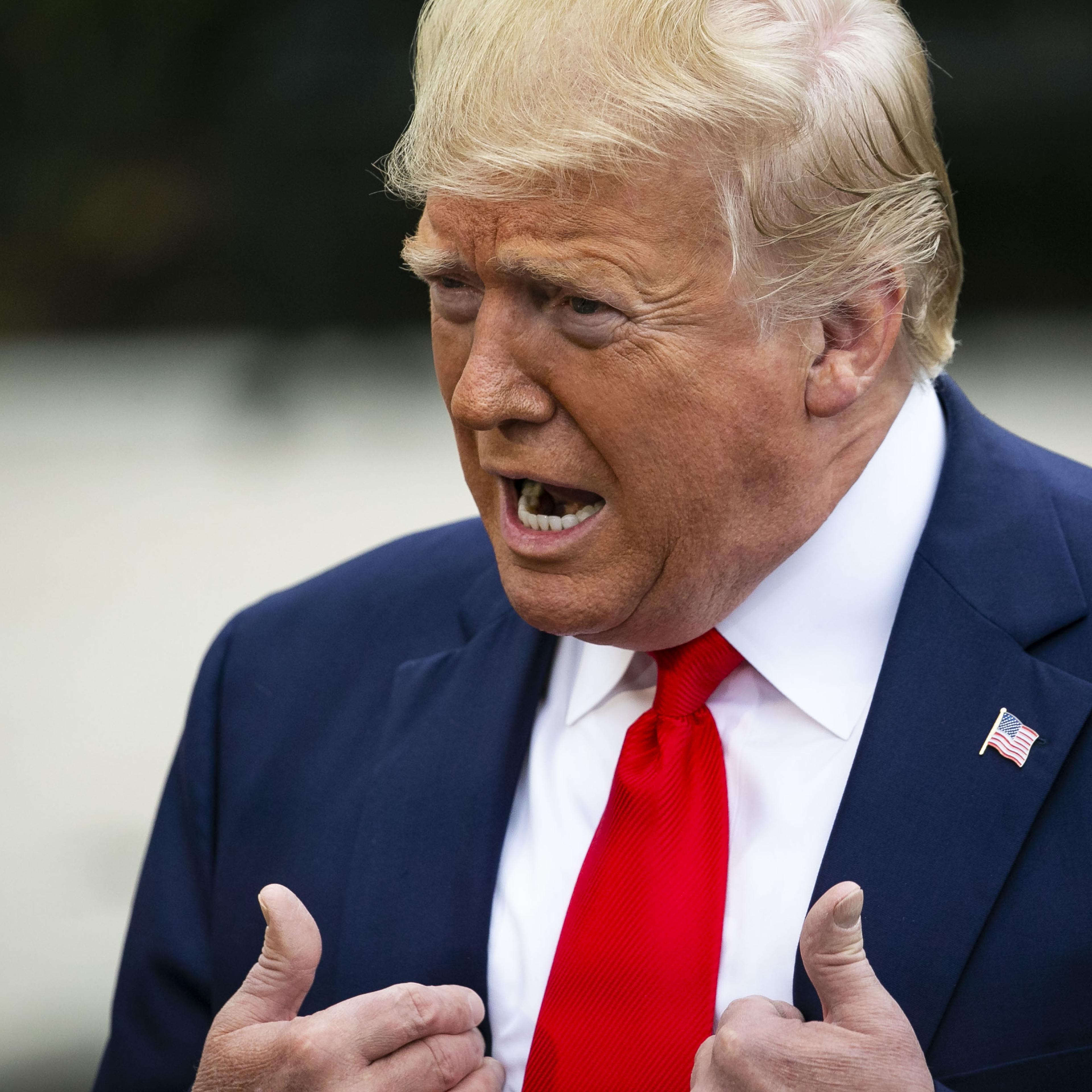 President Trump Departs White House For Florida